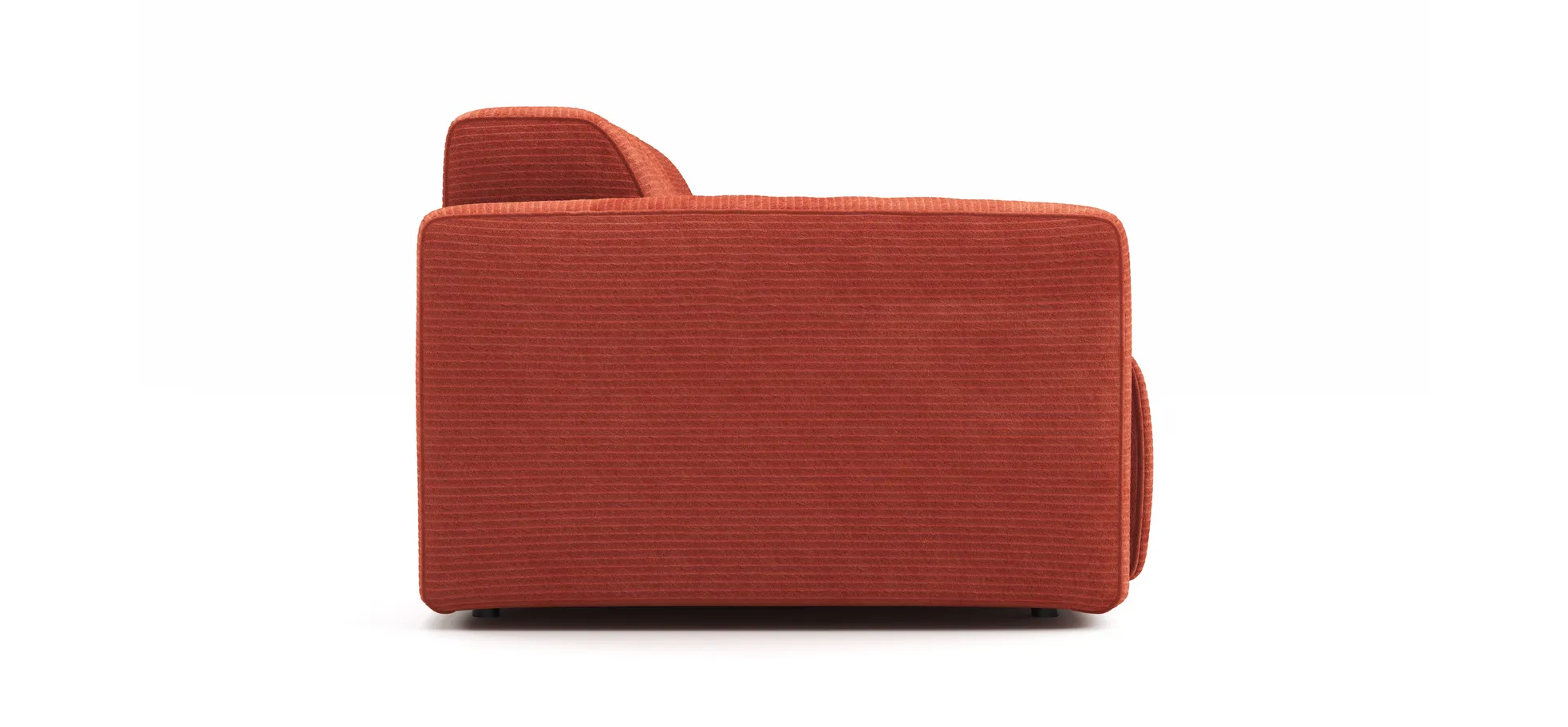 Sofa Elementos - 3-Sitzer XL, Stoff, Campari