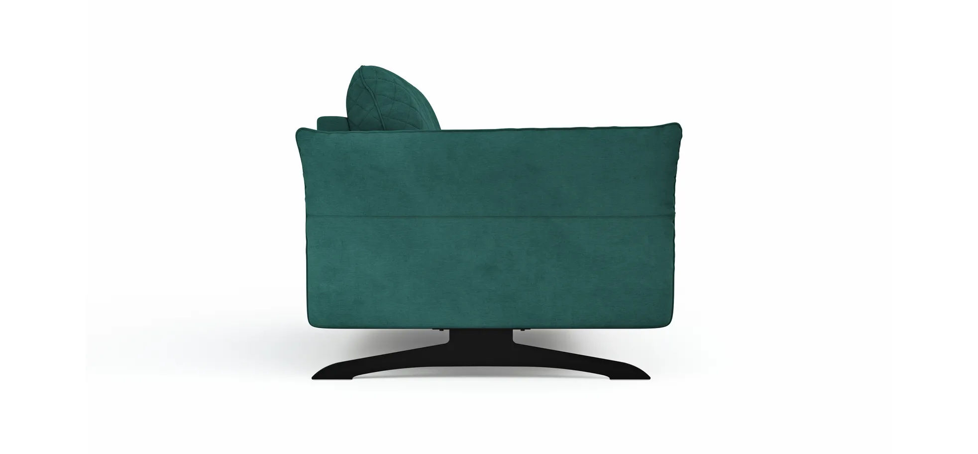 Sofa Melida - 2,5-Sitzer inkl. Schlaffunktion, Stoff, Smaragd