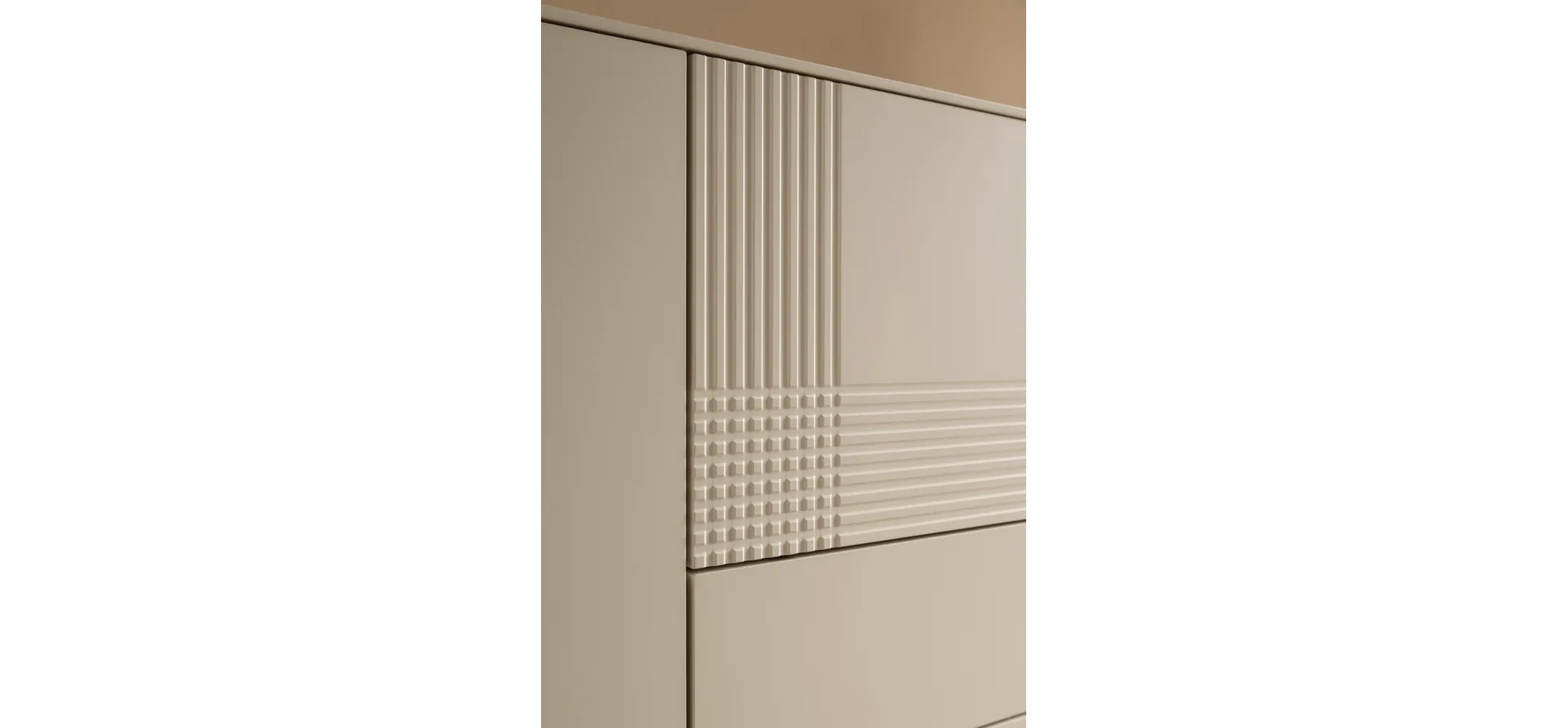 Sideboard Colore - B ca. 200 cm, Lack, Weiß