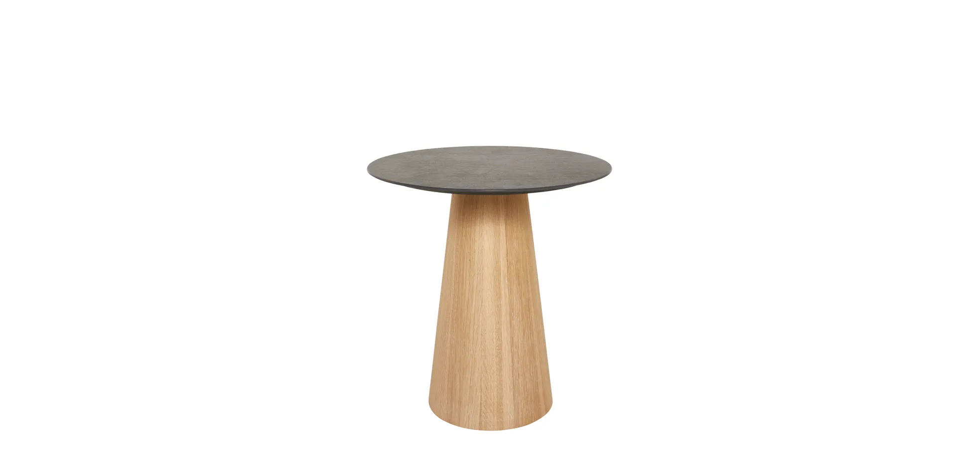 Beistelltisch Cono - DH ca. 40x45 cm, Keramik, Graubraun 9150031