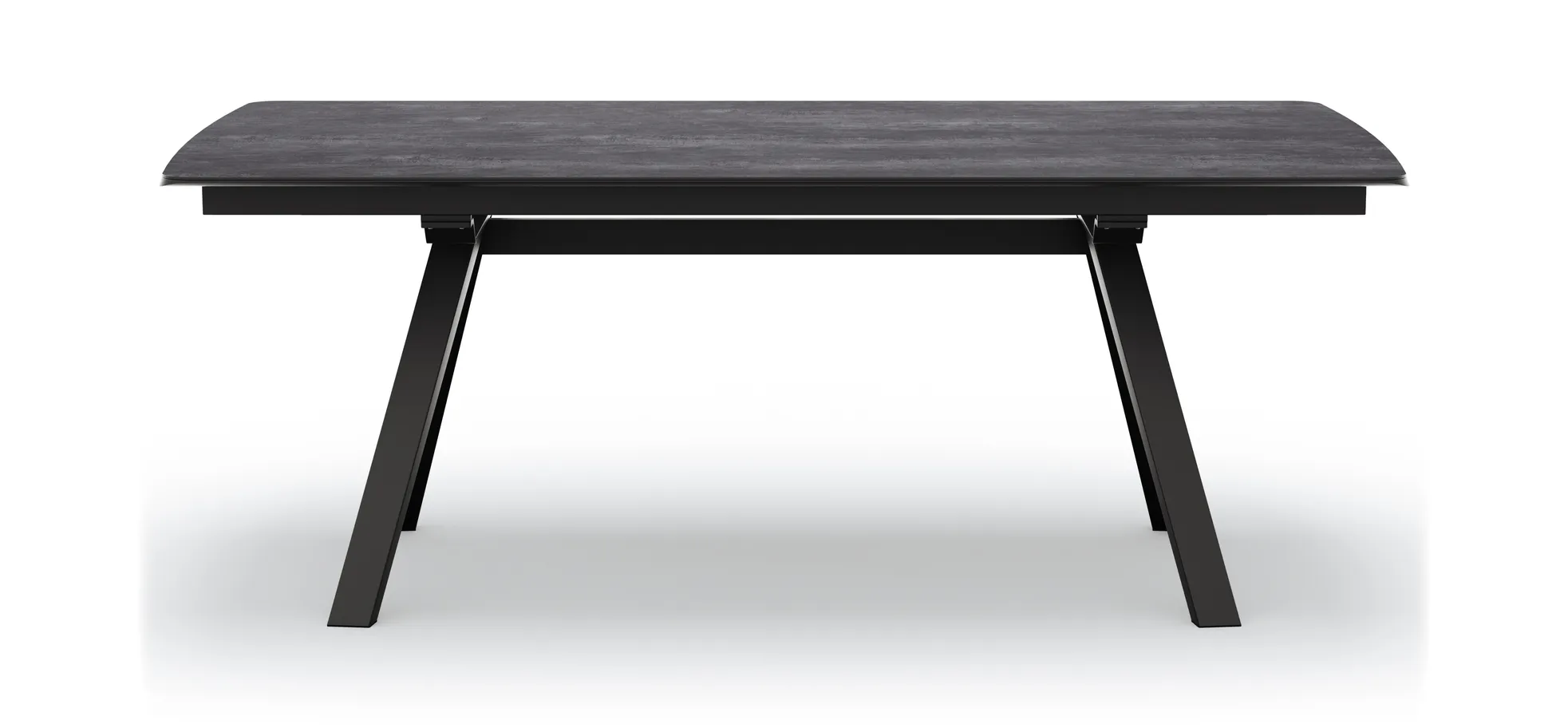Esstisch Sedana - ausziehbar, LB ca. 200x100cm, Keramik, Schiefergrau
