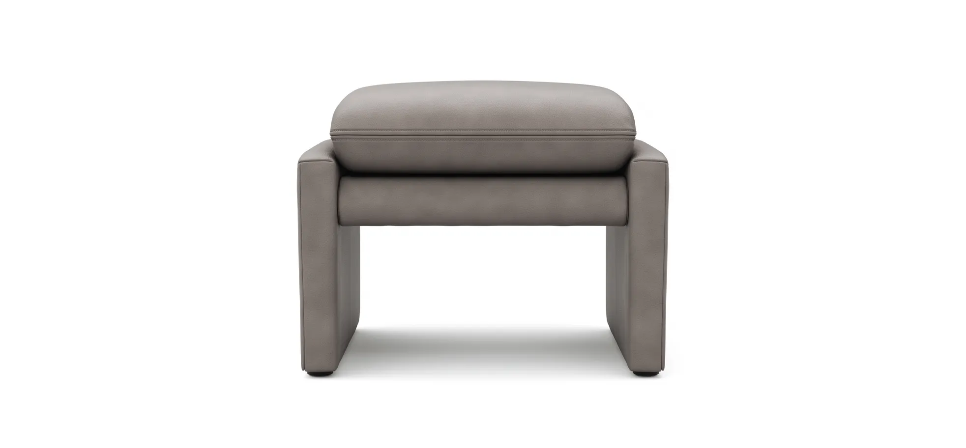 Hocker Tenero - inkl. Sitzhöhe verstellbar, Stoff, Grau