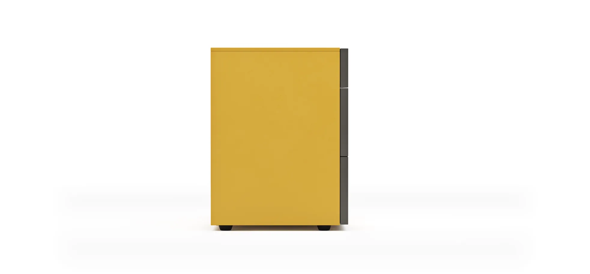Kommode Loretto - BHT ca. 135x70x53 cm, Lack matt, Safrangelb