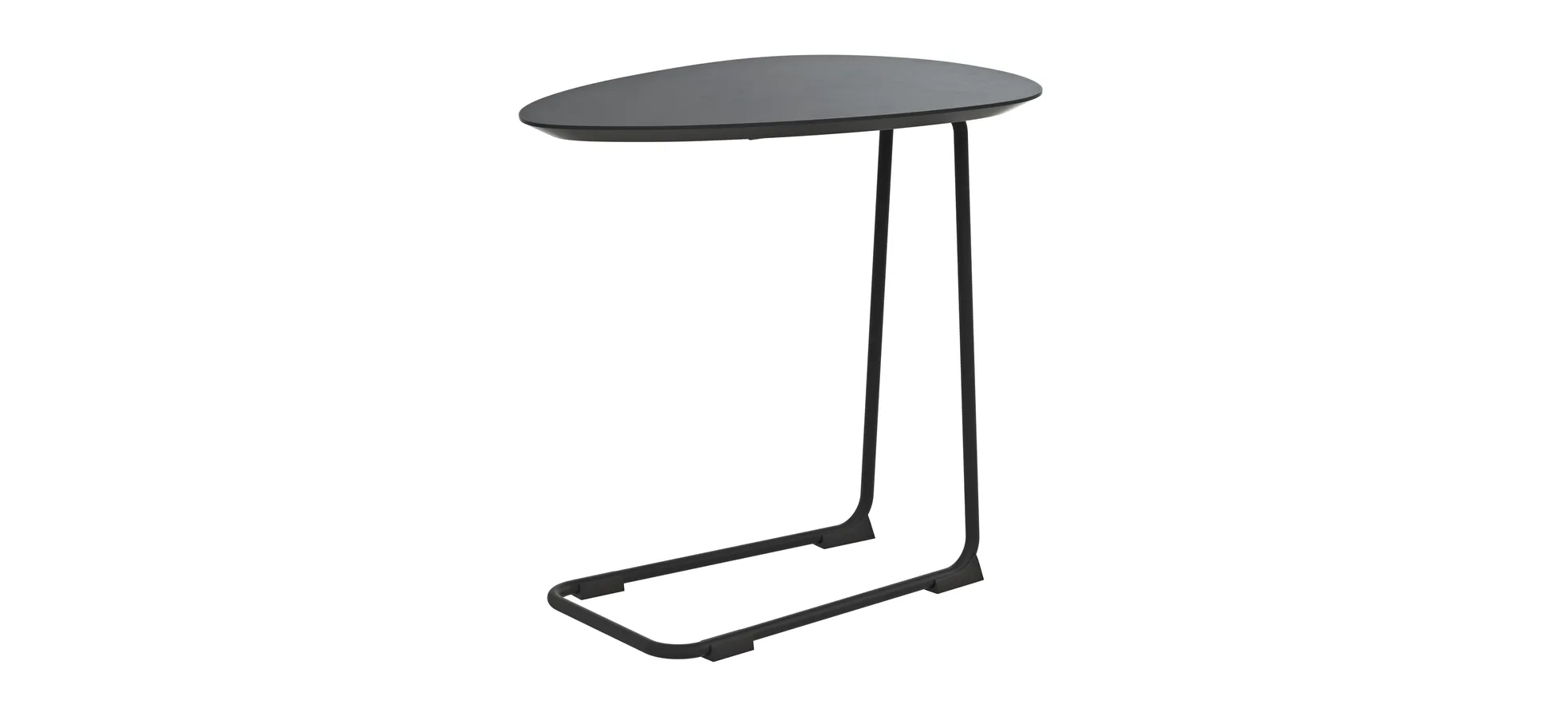 Sofatisch Fano - LBH ca. 57x39x54 cm, Fenix, Schwarz 109070