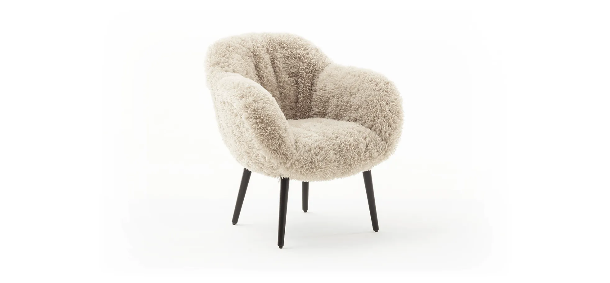 Sessel Sevano - Kunstfell, natur