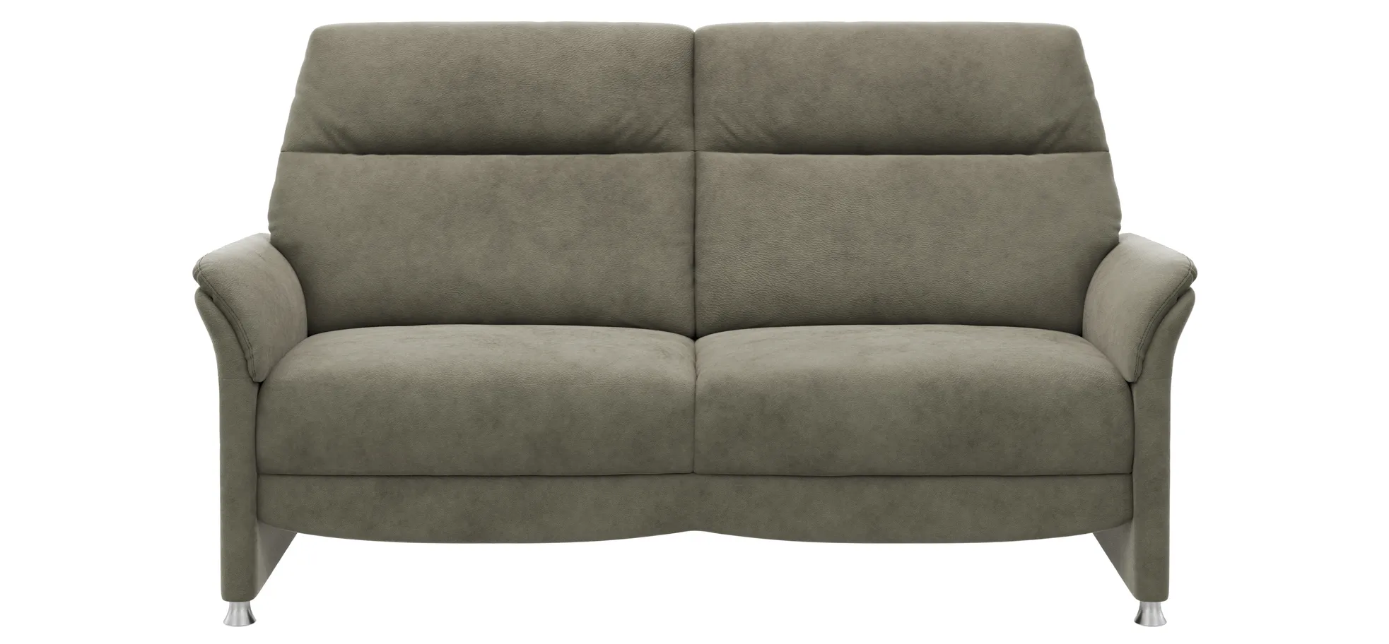 Sofa Bogota - 2,5-Sitzer, Stoff, Schlammgrün