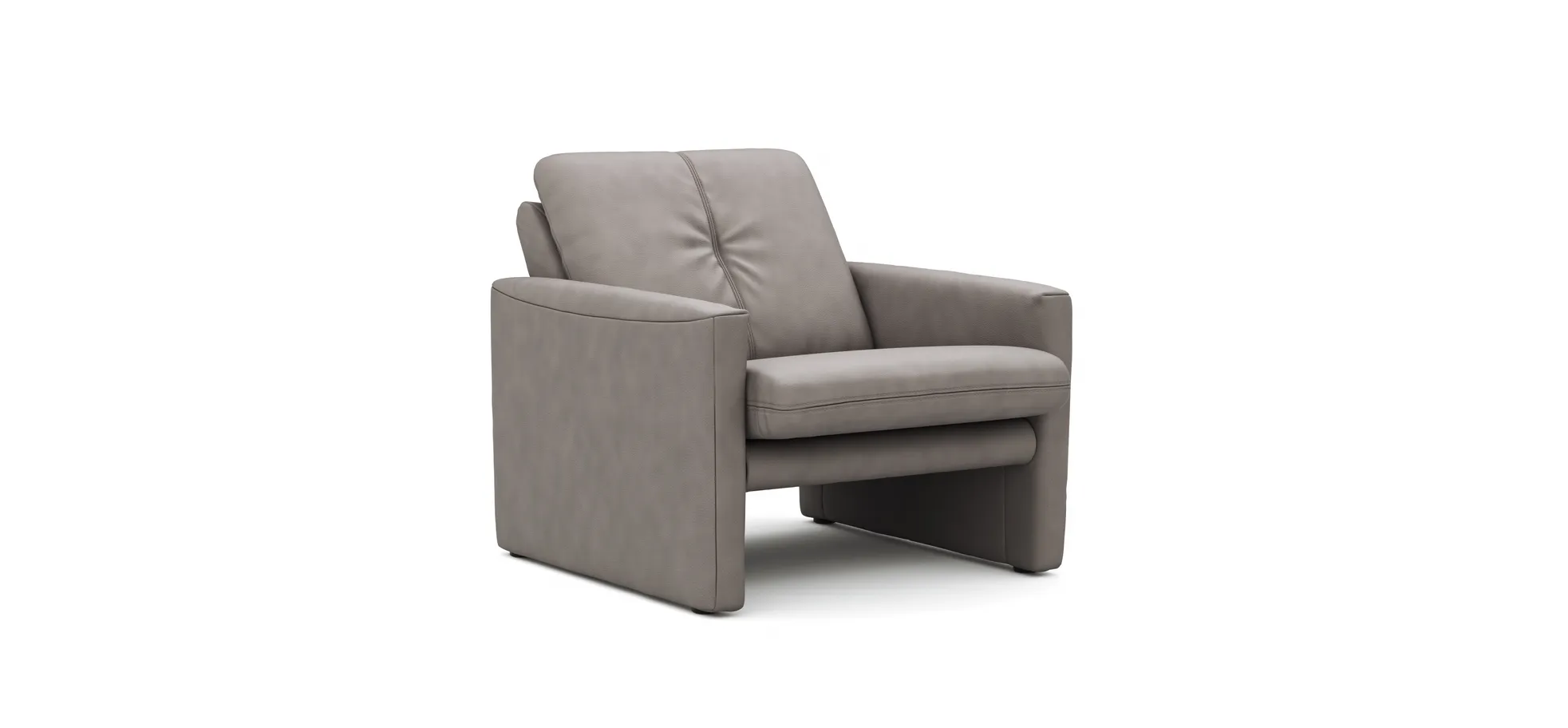 Sessel Tenero - inkl. Relaxfunktion, Stoff, Grau