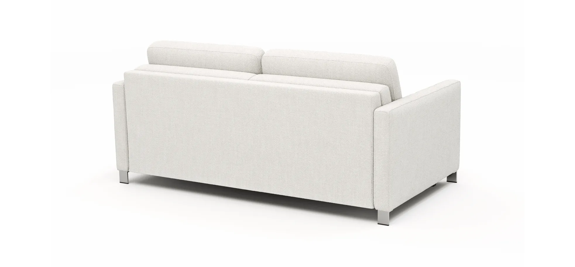 Sofa Nuoro - 2,5-Sitzer inkl. Schlaffunktion, Armlehne schmal, Stoff, Natur