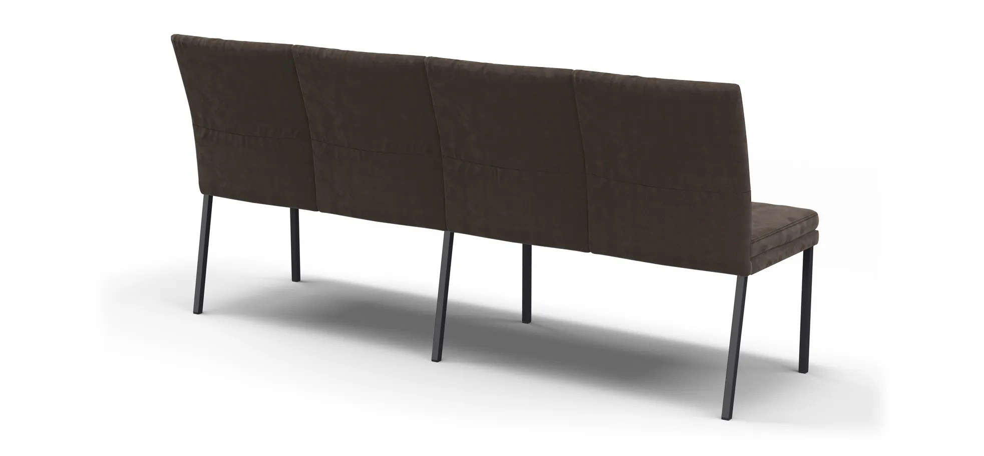 Polsterbank Salamanca - Breite ca. 200 cm, Stoff, Olive