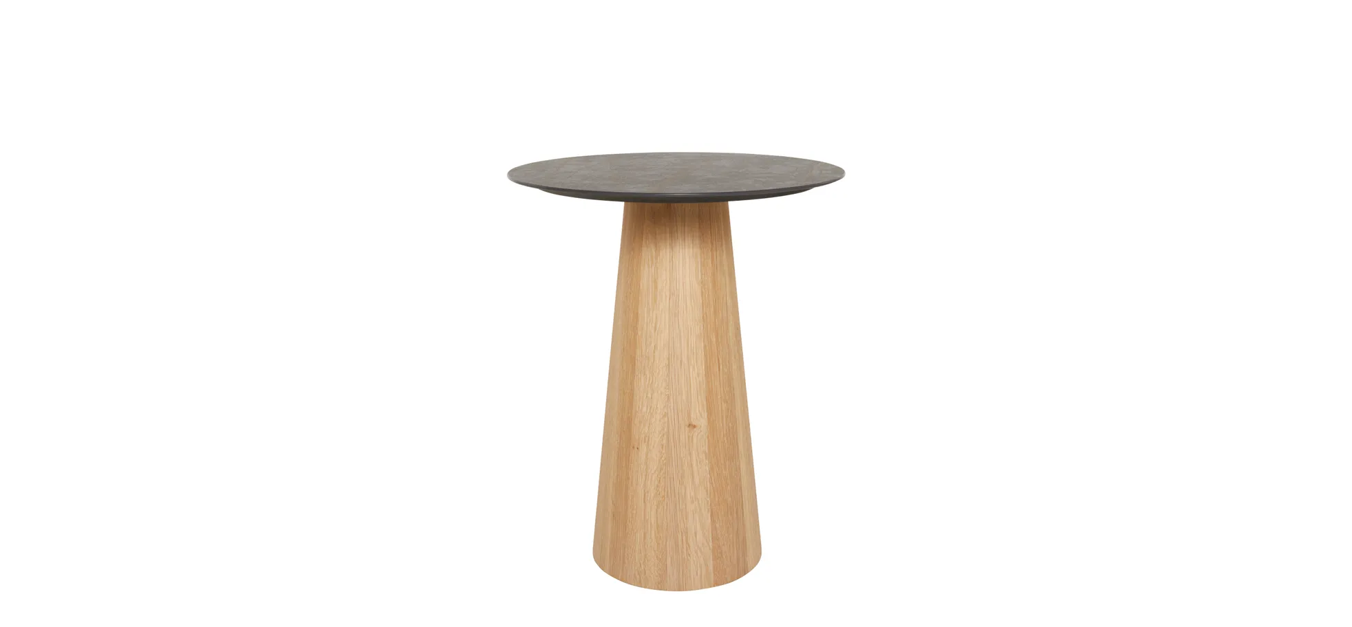 Beistelltisch Cono - DH ca 40x52 cm, Keramik, Graubraun 9150035