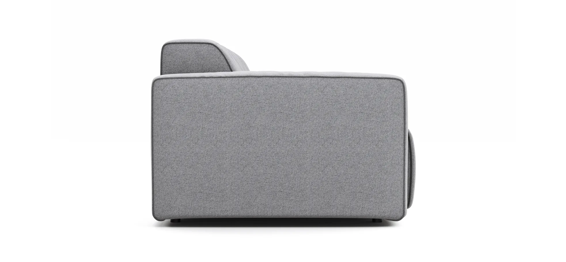 Sofa Elementos - 3-Sitzer, Stoff, Grau