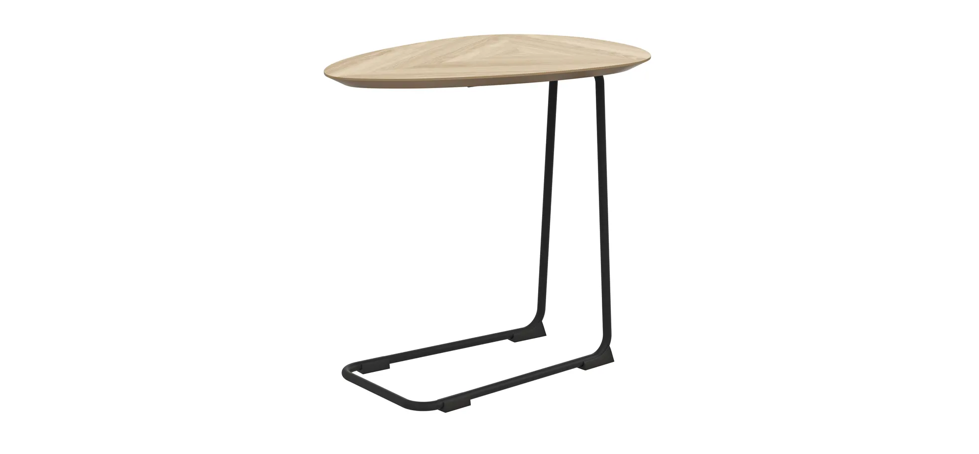 Sofatisch Fano - LBH ca. 57x39x54 cm, Eiche natur, Furnier 110148