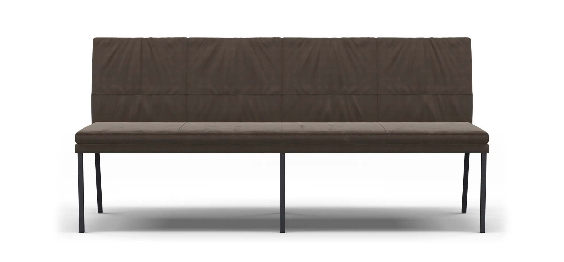 Polsterbank Salamanca - Breite ca. 200 cm, Stoff, Olive