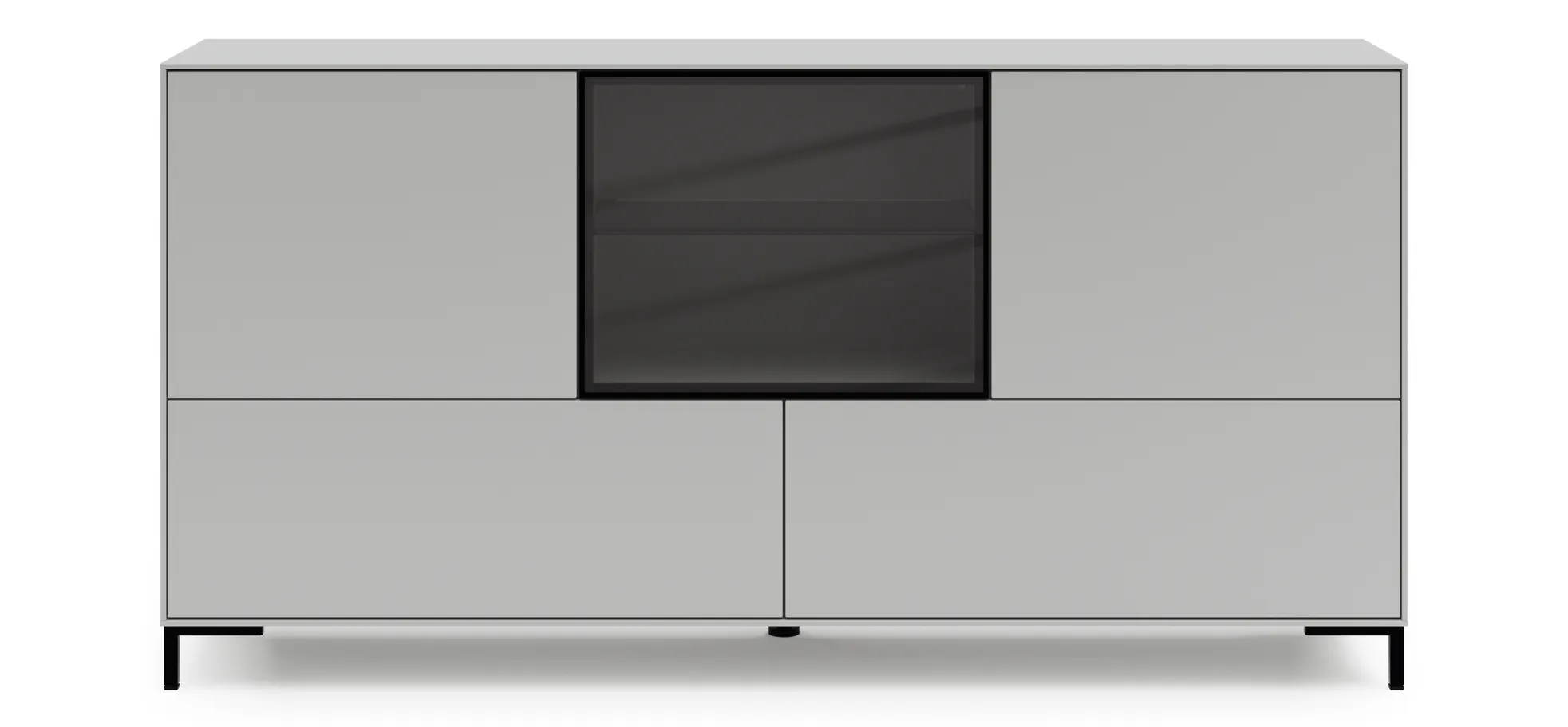 Sideboard Medio - Lack, Weiß