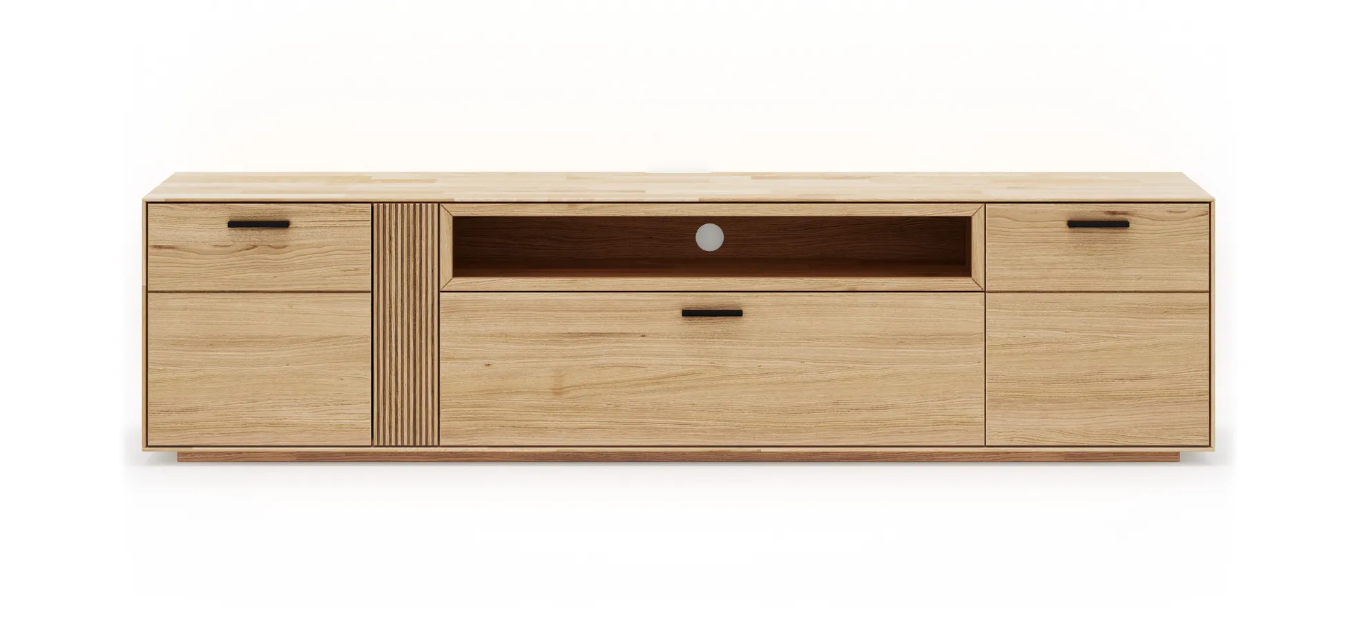 Lowboard Estana - Eiche massiv, legno