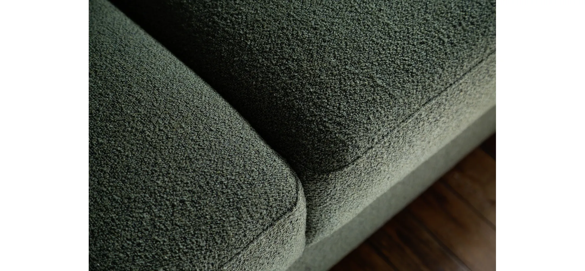 Sofa Nuoro - 3-Sitzer inkl. Schlaffunktion, Stoff, Olivgrün