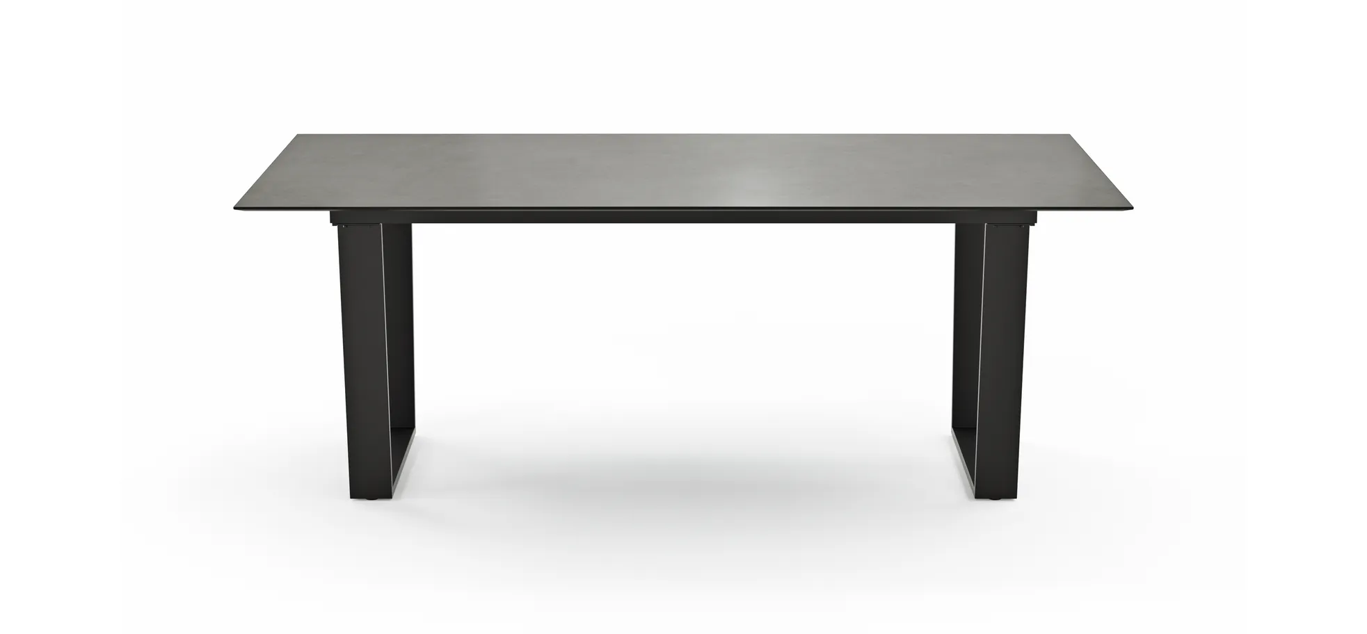 Esstisch Dinner - LB ca. 200x95 cm, Kunststoff, Grau