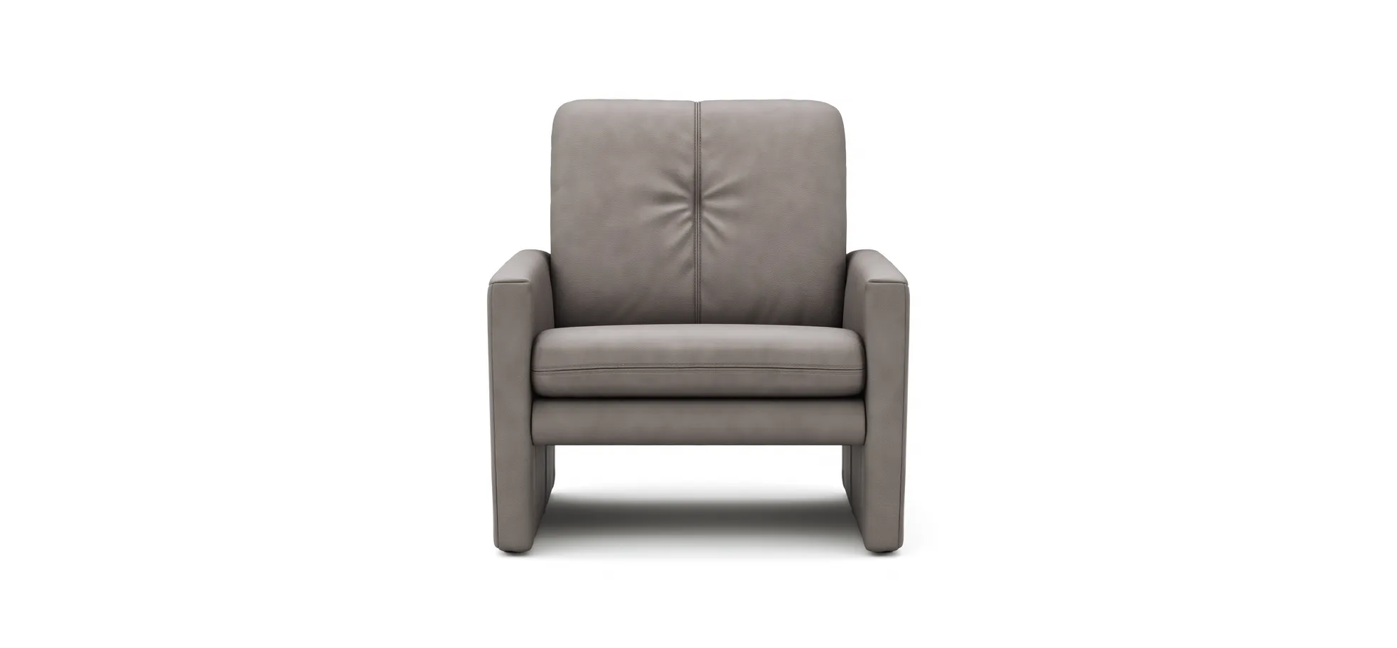Sessel Tenero - inkl. Relaxfunktion, Stoff, Grau
