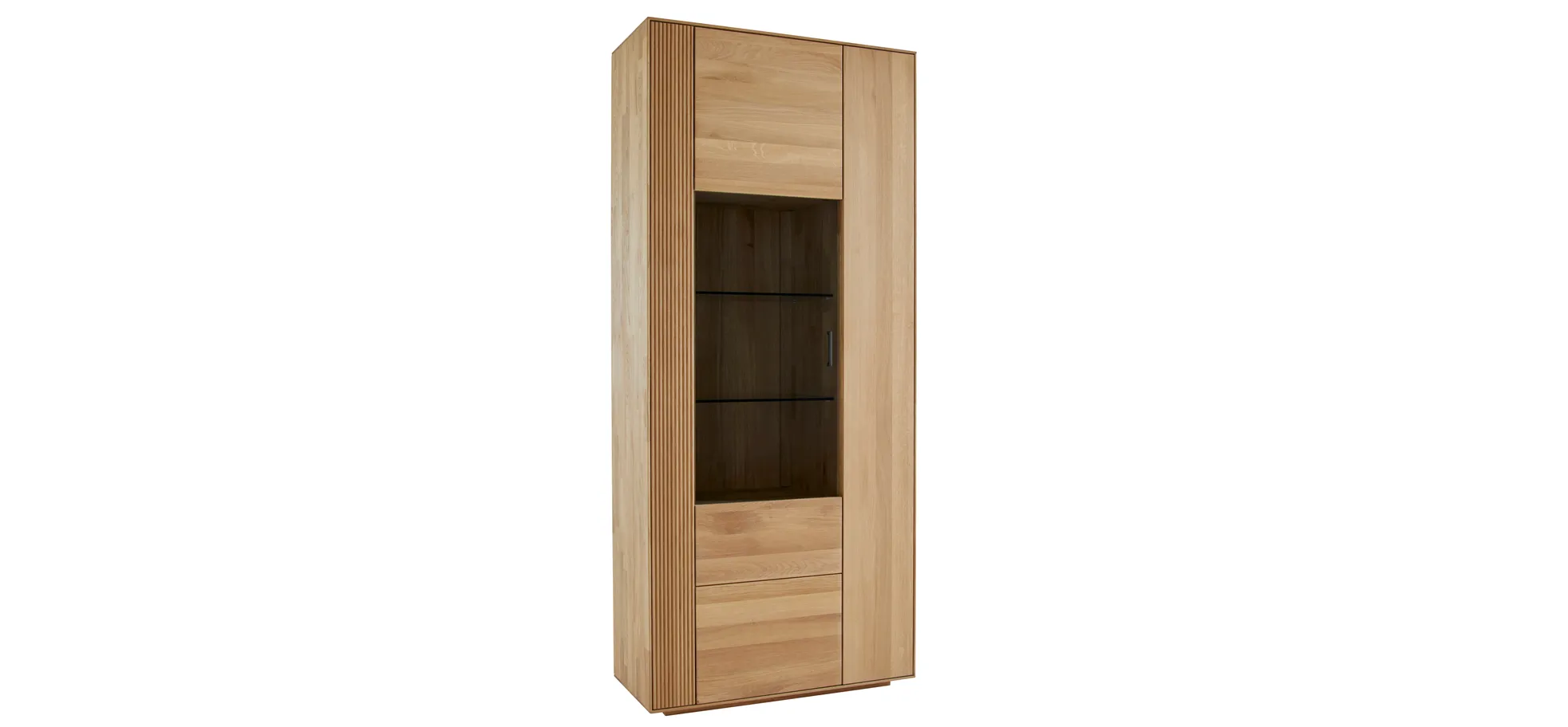 Vitrine Estana - Eiche massiv, legno
