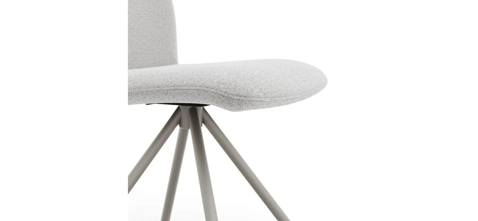 Stuhl Sedana - Stoff, Grau