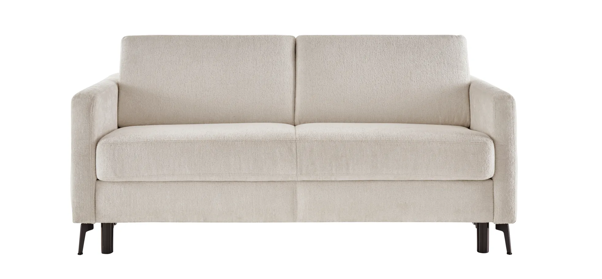 Schlafsofa Laredo - 2,5-Sitzer inkl. Schlaffunktion, Stoff, Offwhite