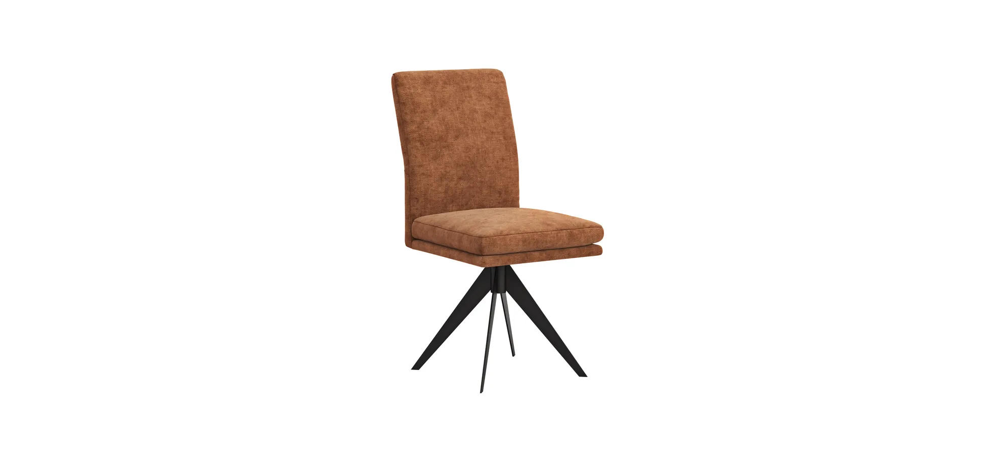 Freischwinger Valloni - Stoff, Rostfarben 131595