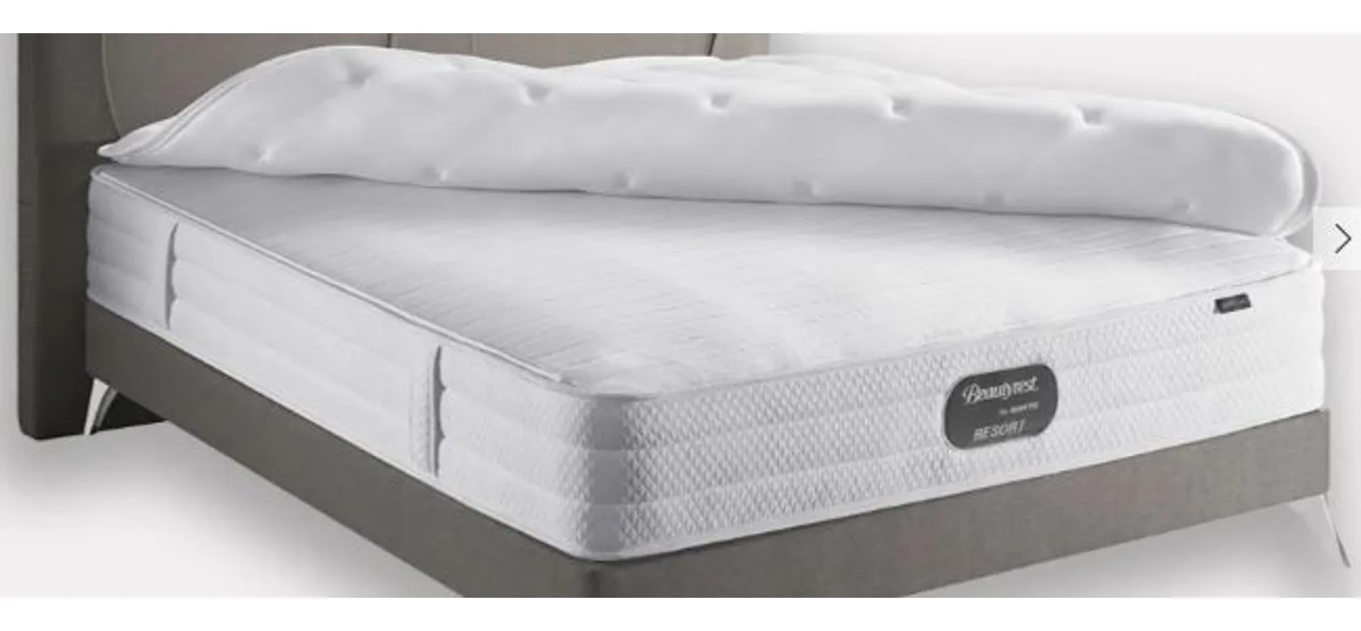 Boxspringbett Navelli 1 - Liegefläche ca. 180x200 cm, Stoff, Grau