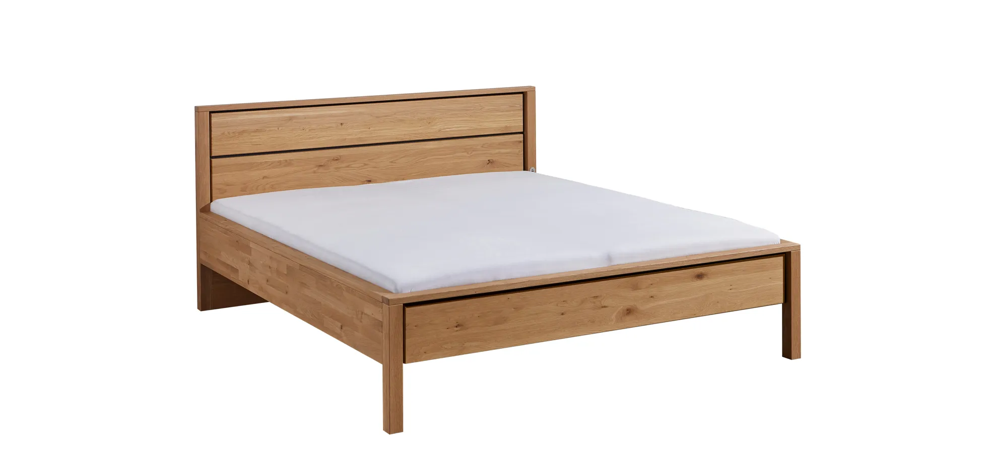 Bettgestell Arano - Liegefläche ca. 180x200cm, Eiche Massiv 135877