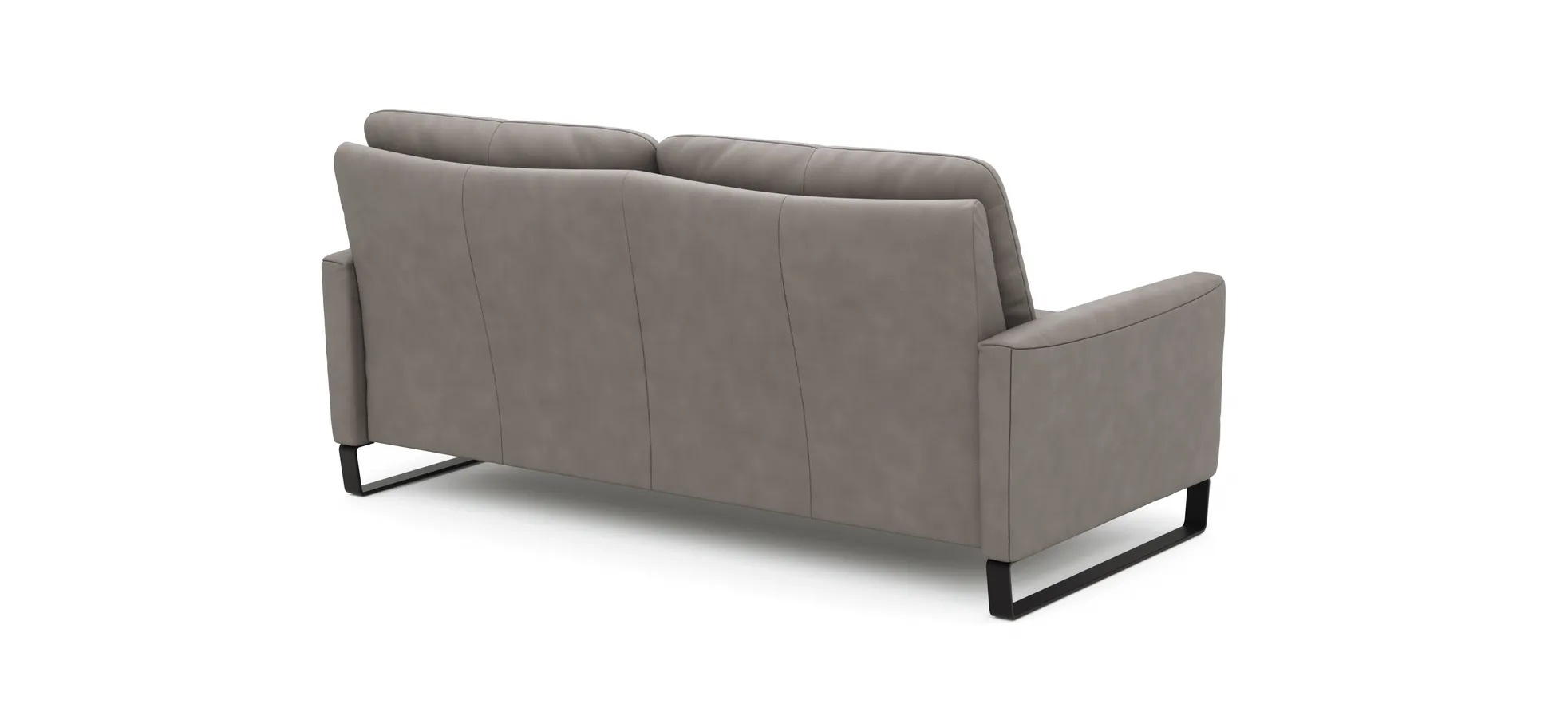 Sofa Tenero - 2,5-Sitzer, Stoff, Grau