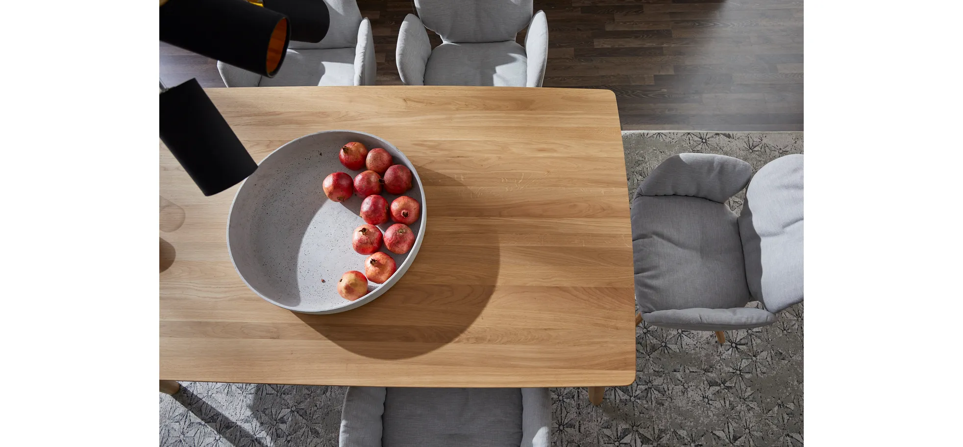 Esstisch Saltino - LB ca. 180x100 cm, Eiche massiv