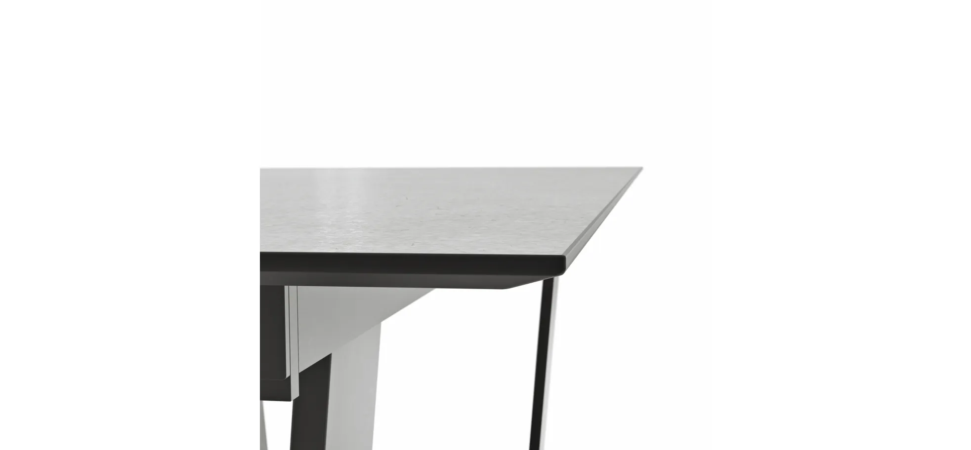 Esstisch Dinner - verlängerbar, LB ca. 180x95 cm, Kunststoff, Hellgrau