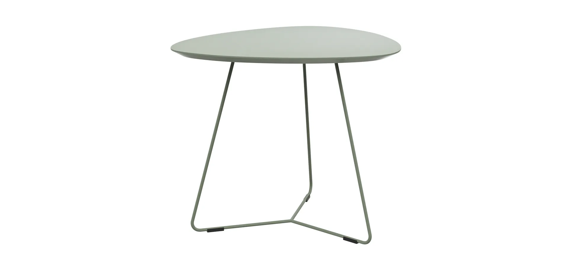 Ecktisch Fano - LBH ca. 59x50x50 cm, Fenix, Olivgrün 3027551