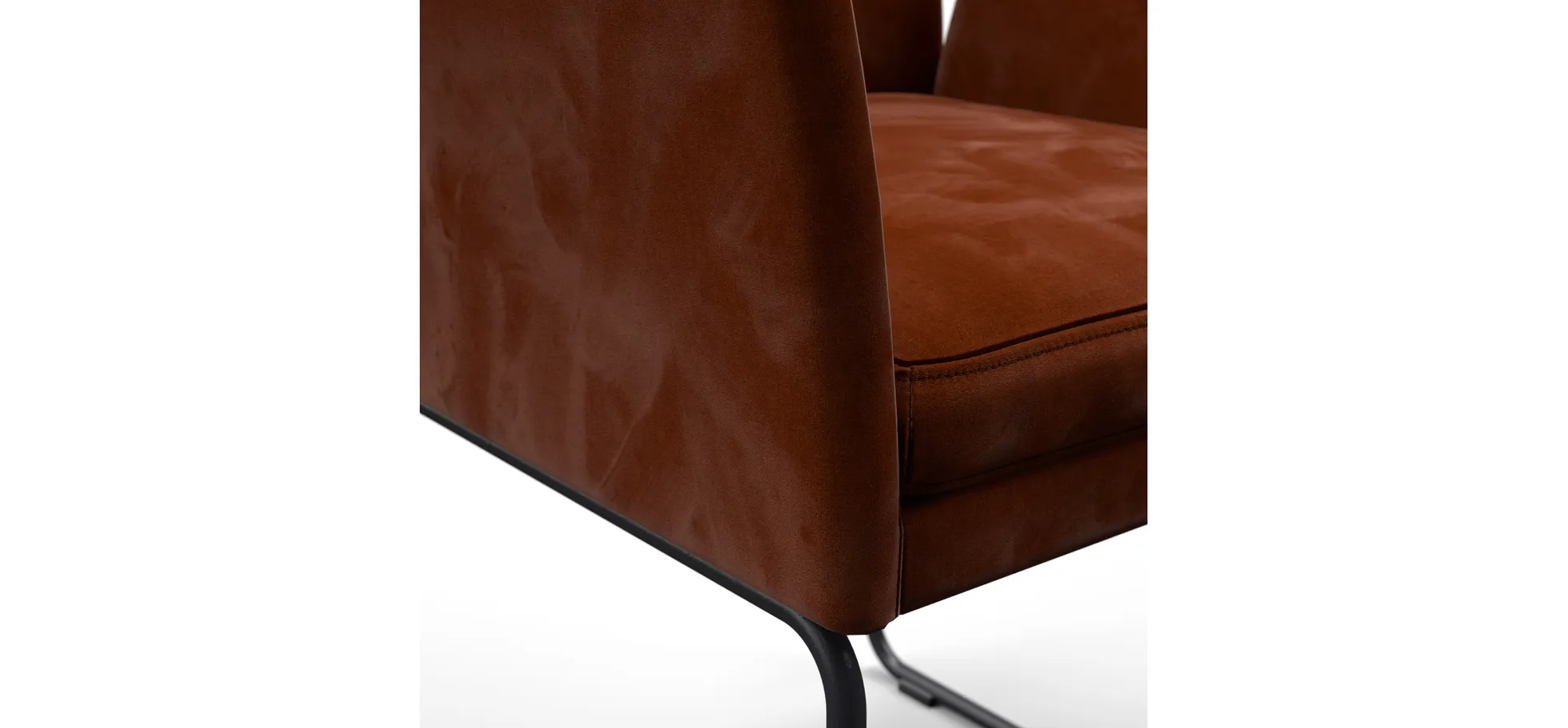 Armlehnstuhl Salamanca - Stoff, Rost