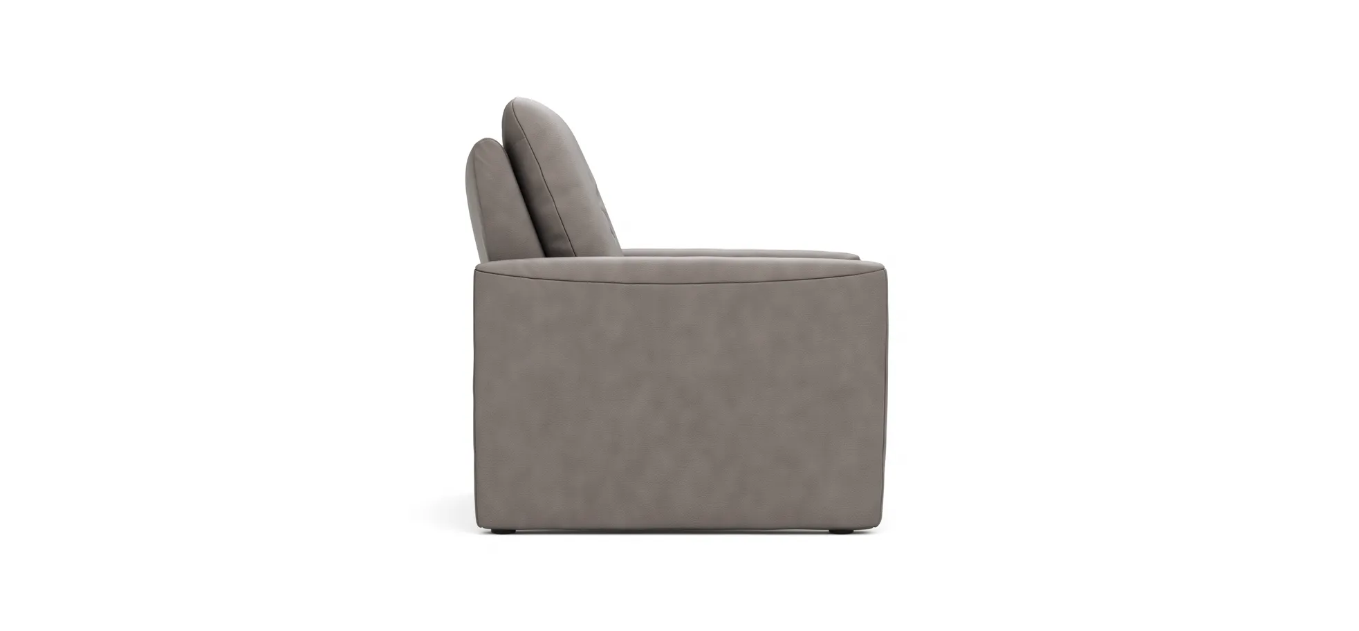 Sessel Tenero - inkl. Relaxfunktion, Stoff, Grau