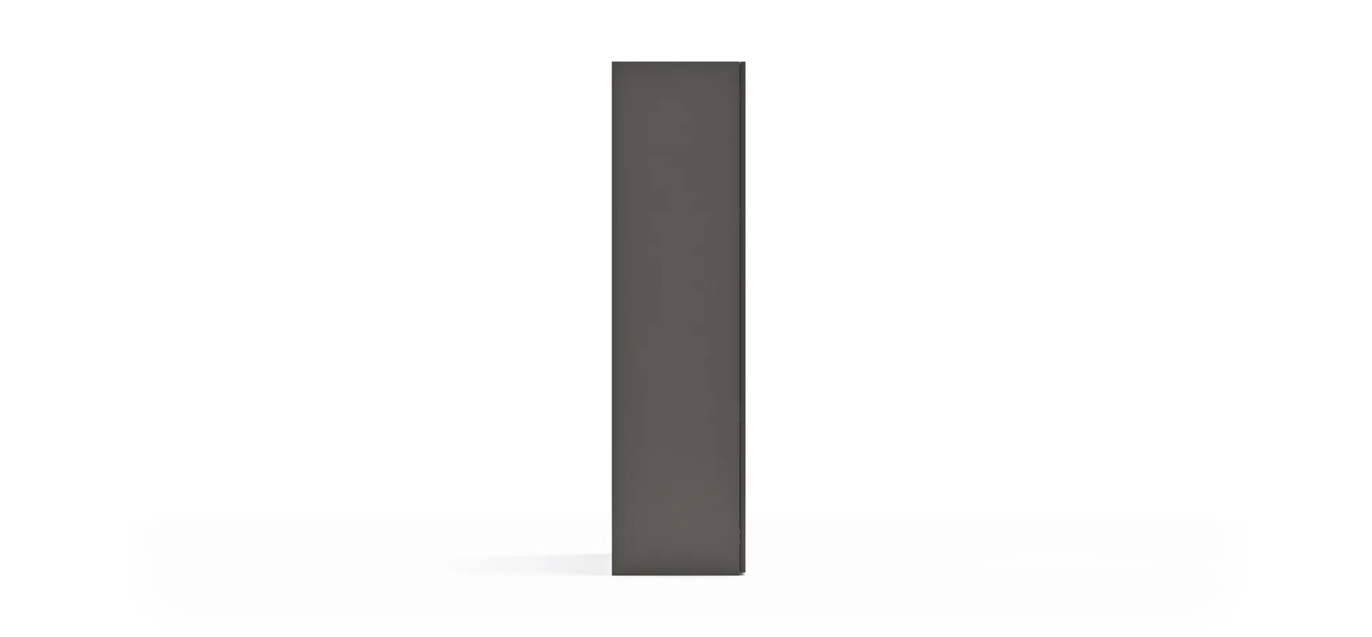 Drehtürenschrank Loretto - B ca. 280 cm, Melamin matt, Anthrazit