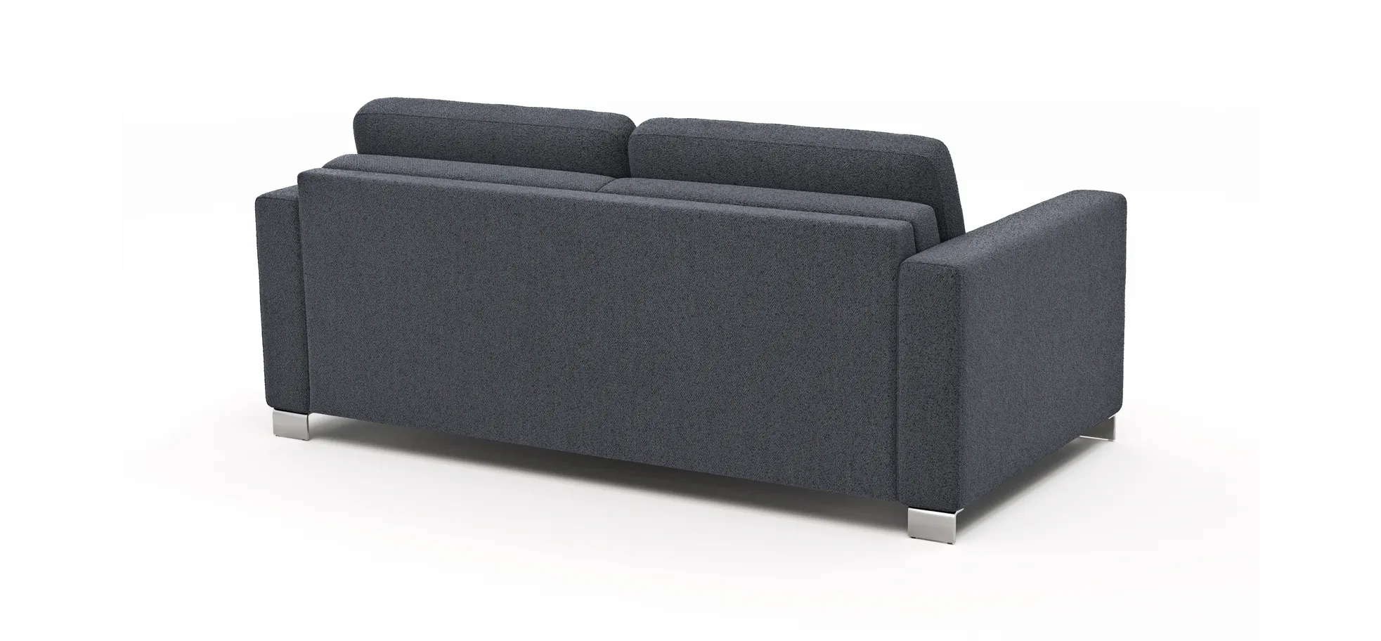 Sofa Nuoro - 2,5-Sitzer inkl. Schlaffunktion, Armlehne 1, Stoff, Eisblau
