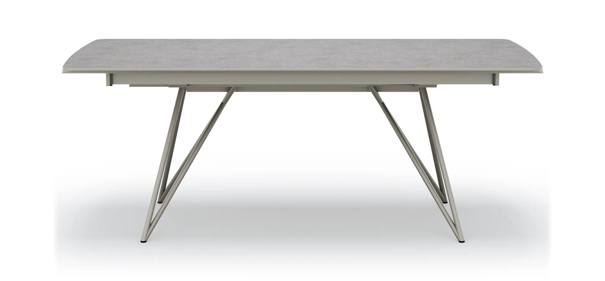 Esstisch Sedana - ausziehbar, LB ca. 200x100 cm, HPL, Grau