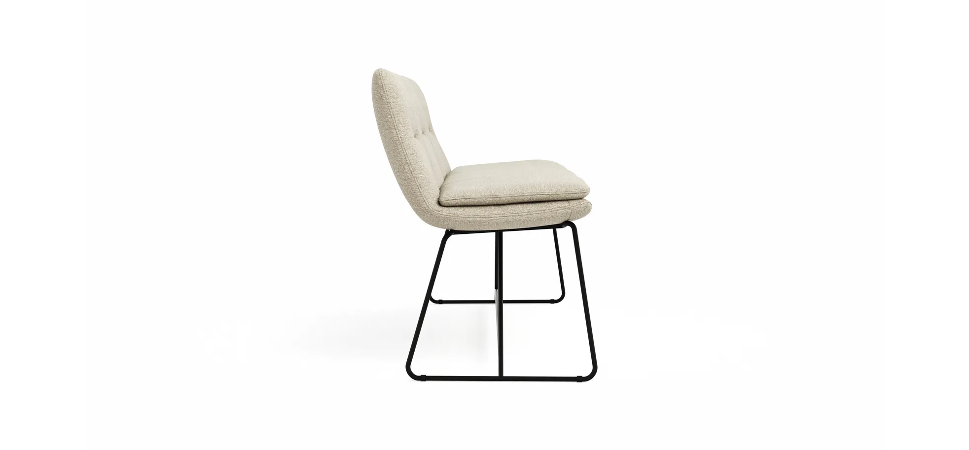Polsterbank Macano - B ca. 200 cm, Stoff, Beige
