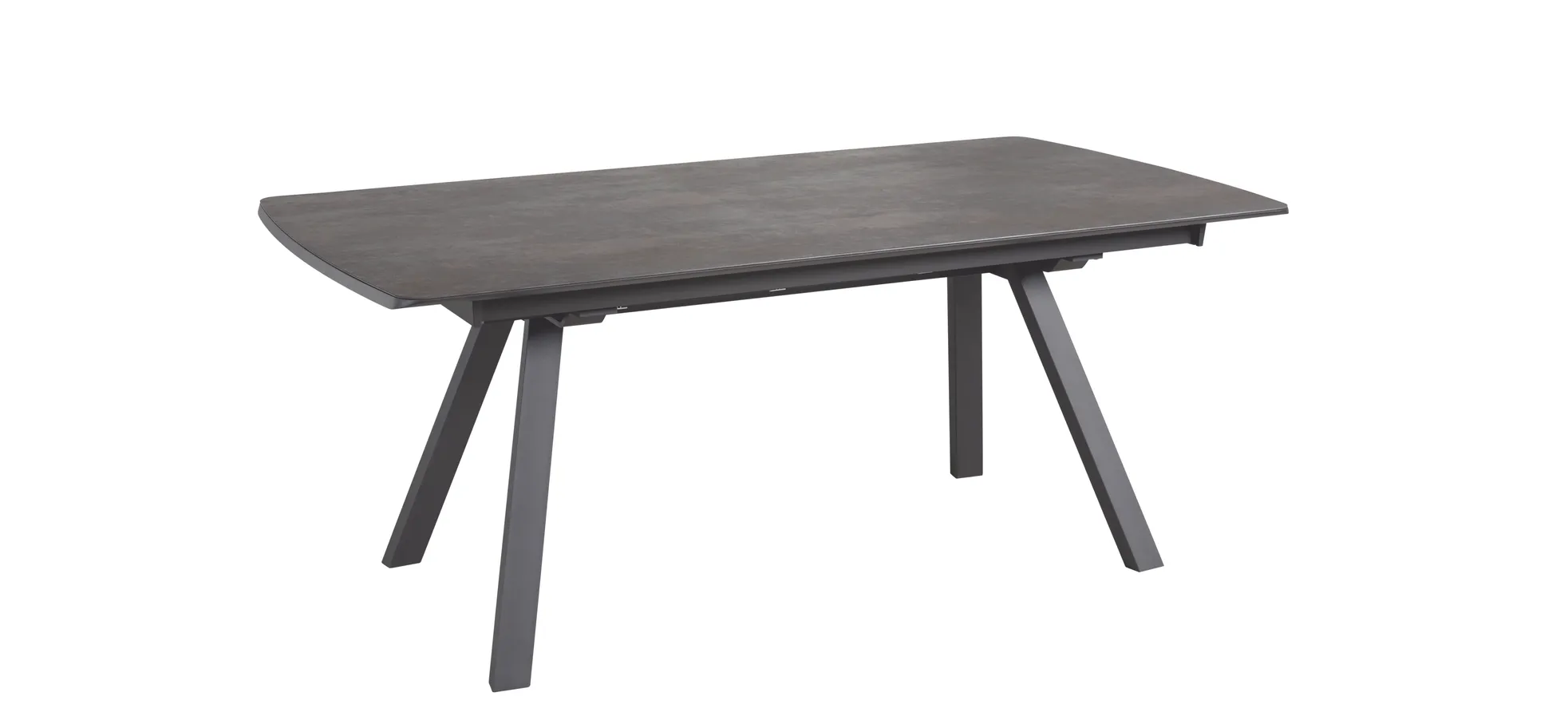 Esstisch Sedana - ausziehbar, LB ca. 200x100cm, Keramik, Schiefergrau