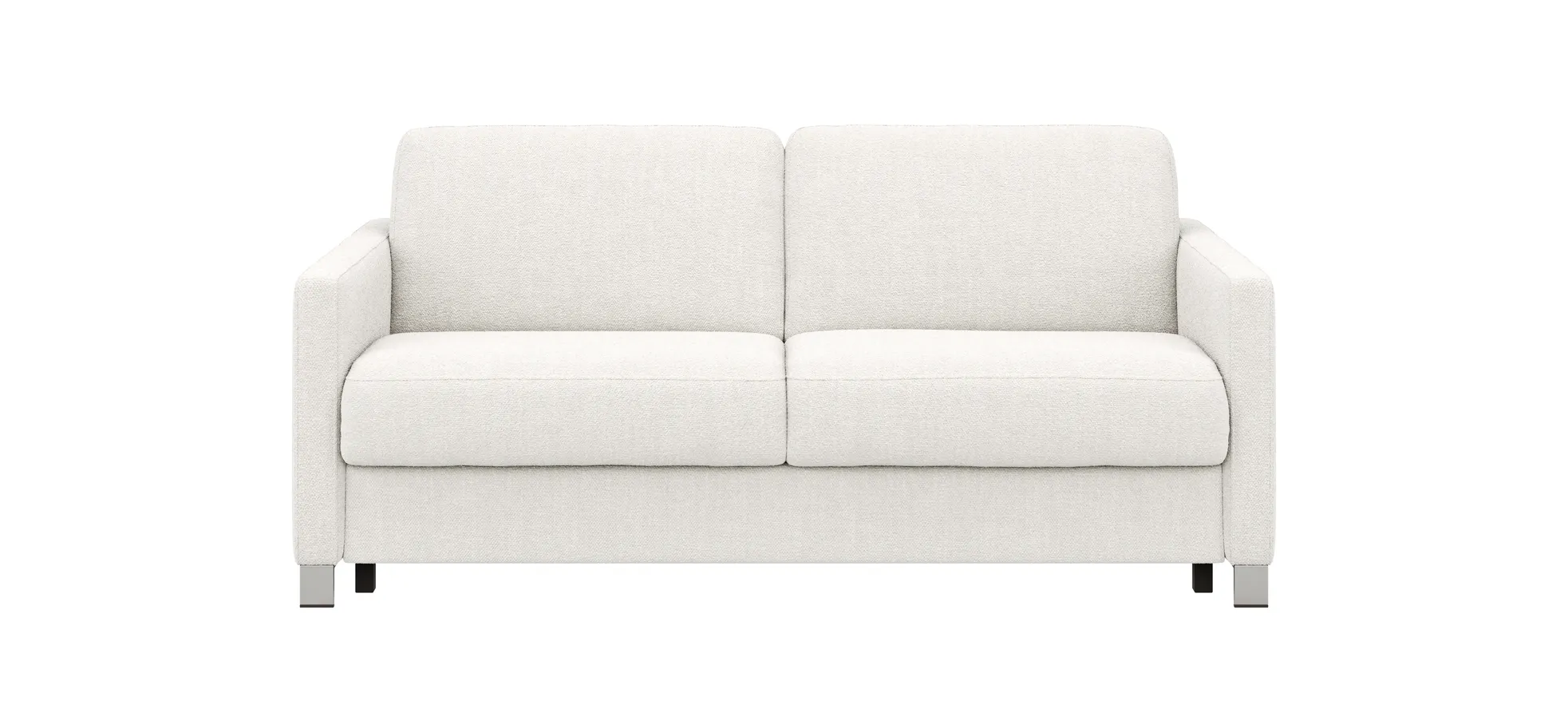 Sofa Nuoro - 2,5-Sitzer inkl. Schlaffunktion, Armlehne schmal, Stoff, Natur 109130