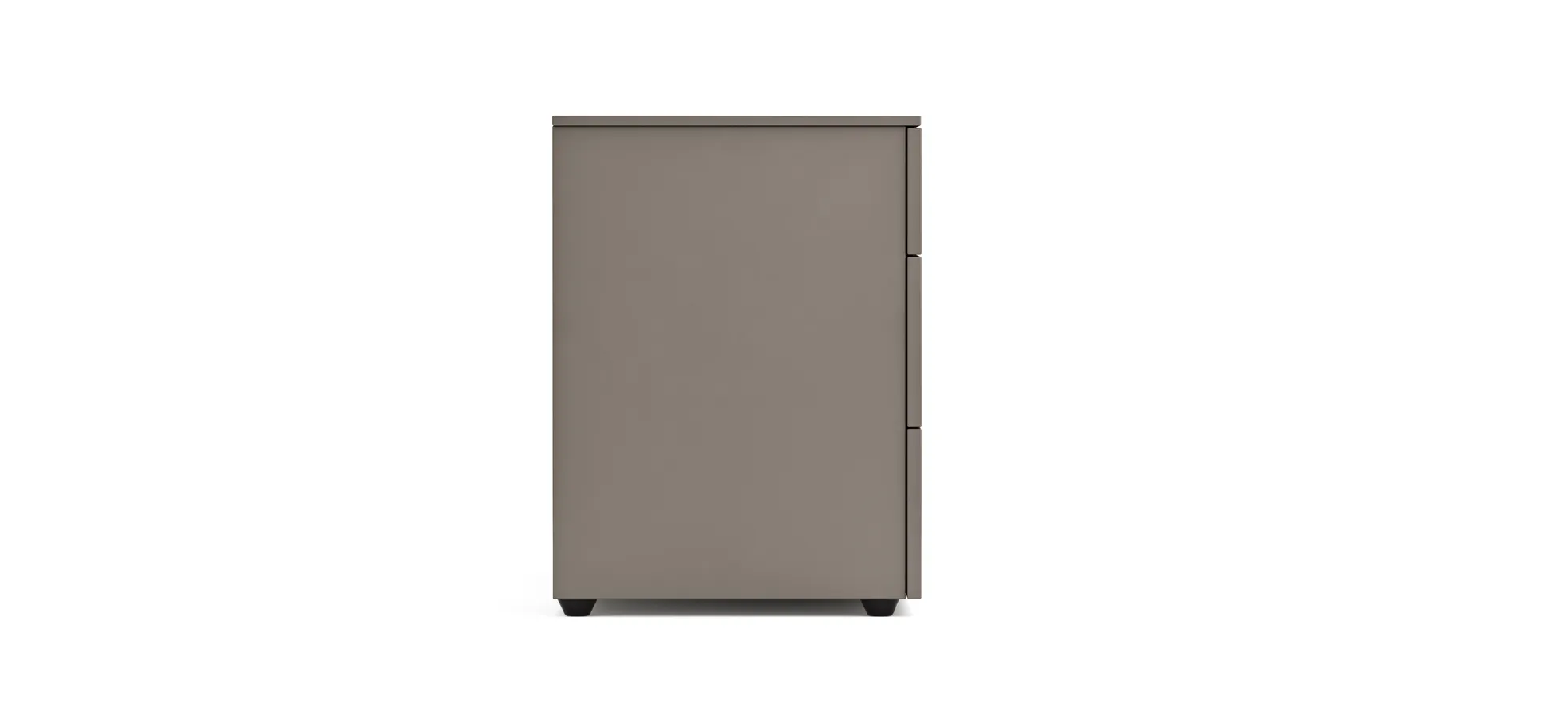 Kommode Loretto - BHT ca, 127x70x51 cm, Lack matt, Steingrau
