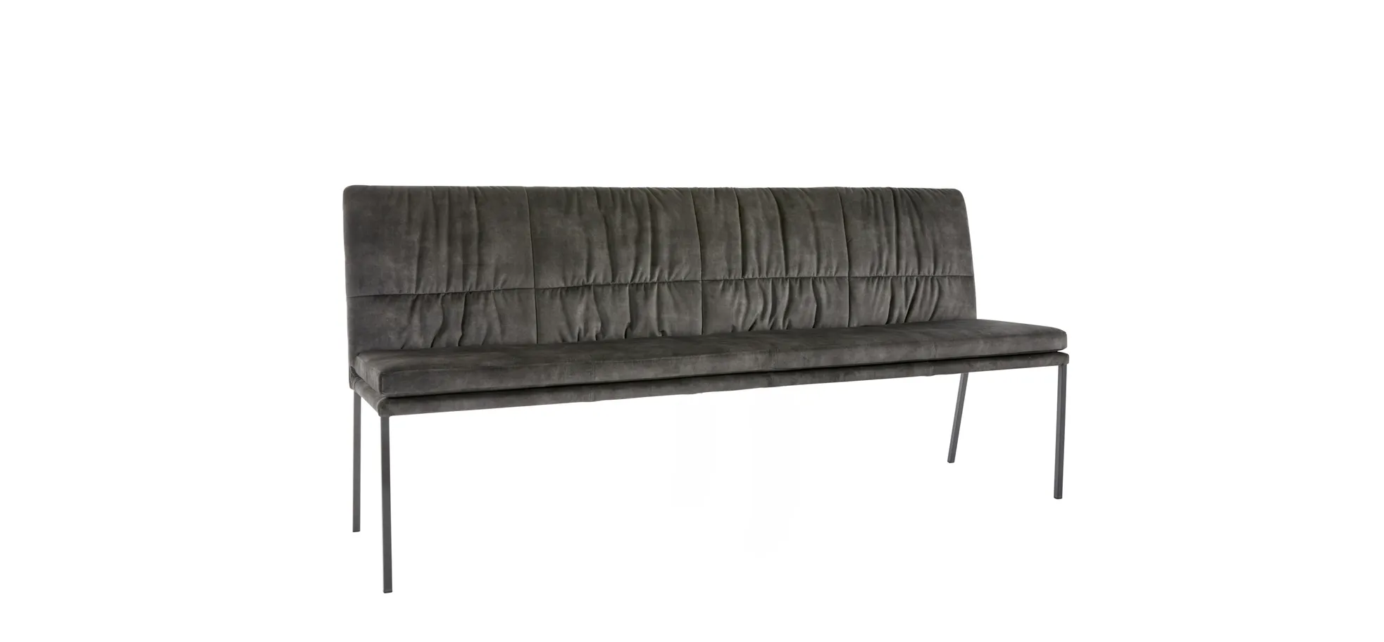 Polsterbank Salamanca - Breite ca. 200 cm, Stoff, Olive 3028899