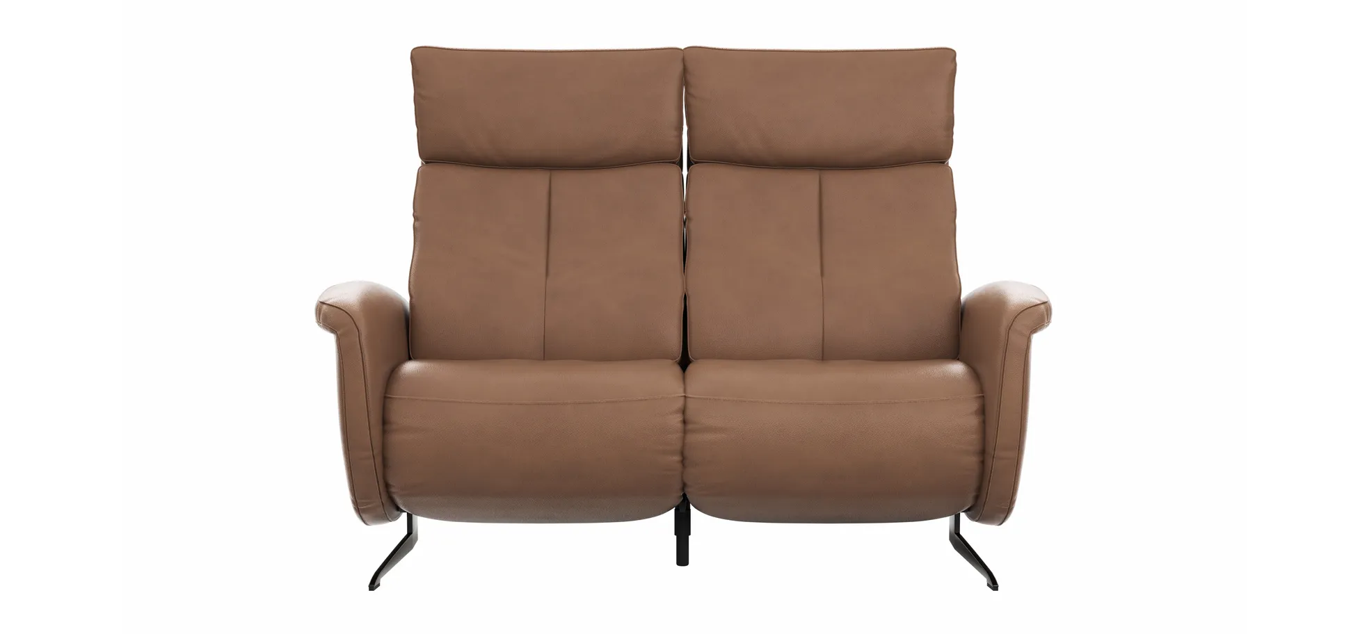 Sofa Sitz.Konzept Sofa - 2,5-Sitzer inkl. Relaxfunktion (motorisch) und Kopfteilverstellung, Leder, Cognac 145988