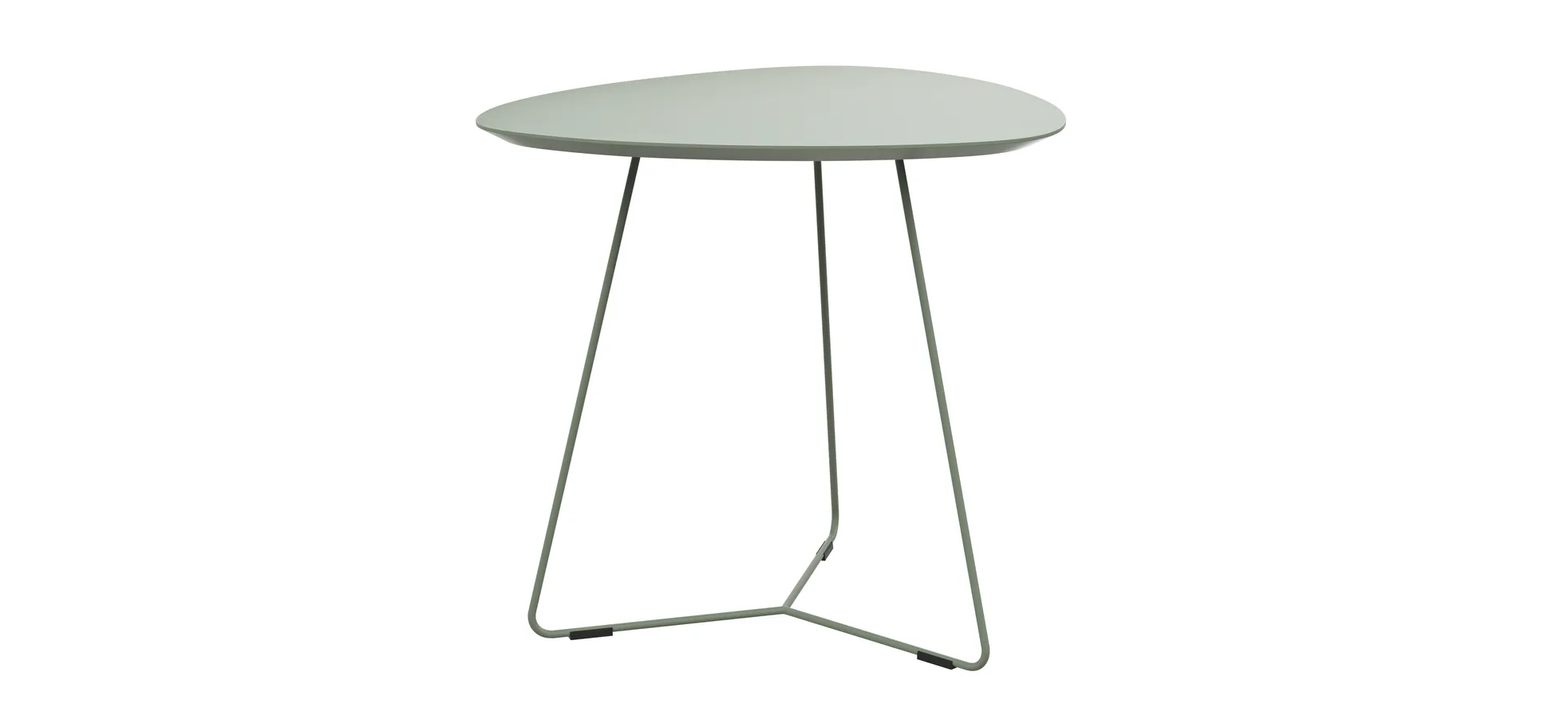 Ecktisch Fano - LBH ca. 59x50x55 cm,, Fenix, Olivgrün 3027520