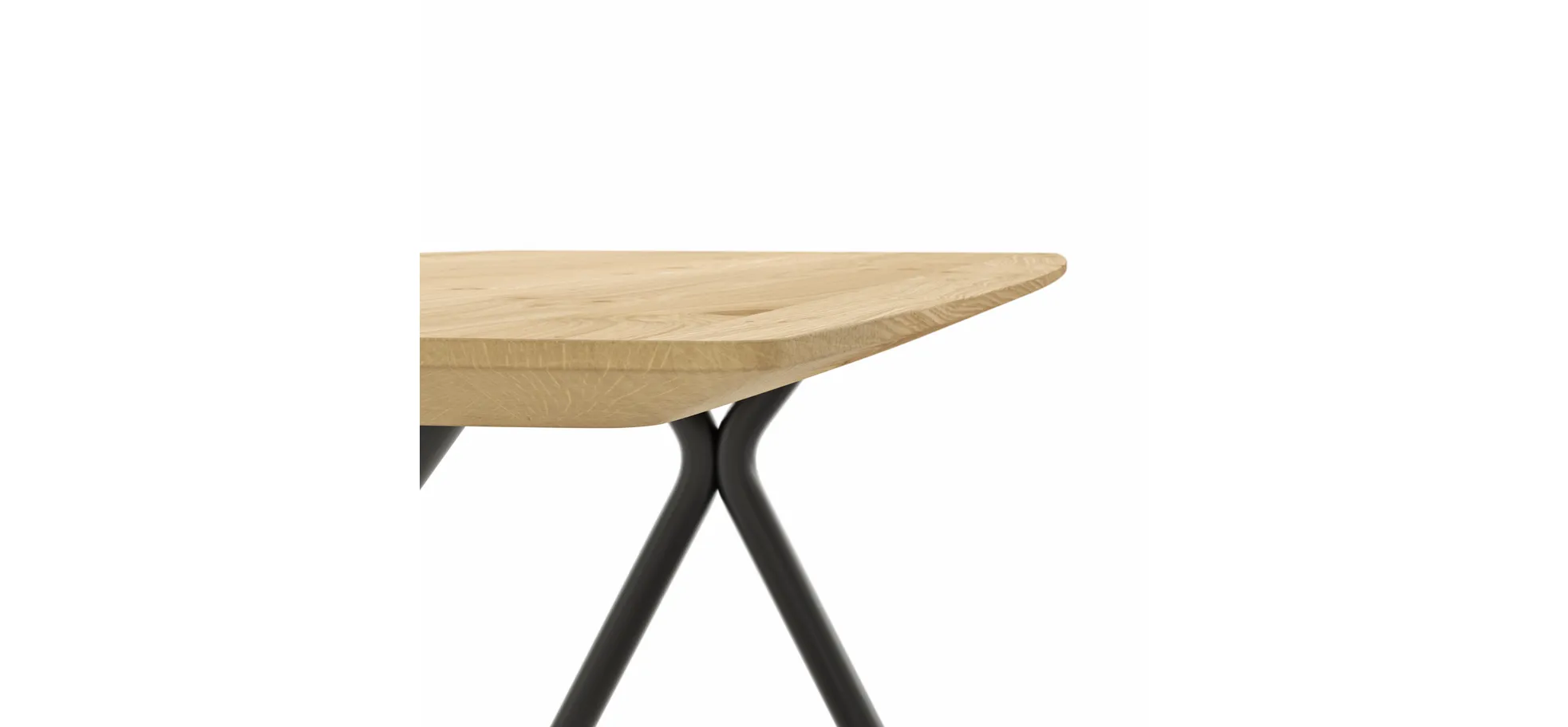 Esstisch 3150 - LB ca. 200x100 cm, Eiche massiv geölt