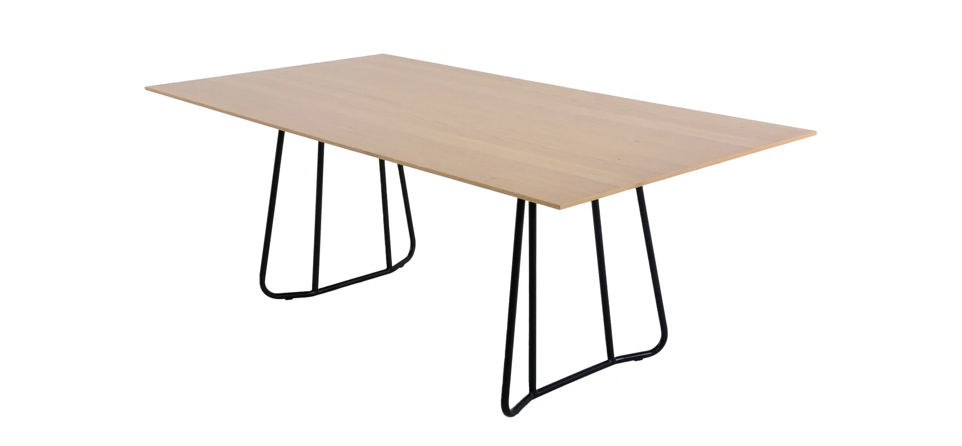 Esstisch - LB ca. 200 x 100 cm, Asteiche furniert