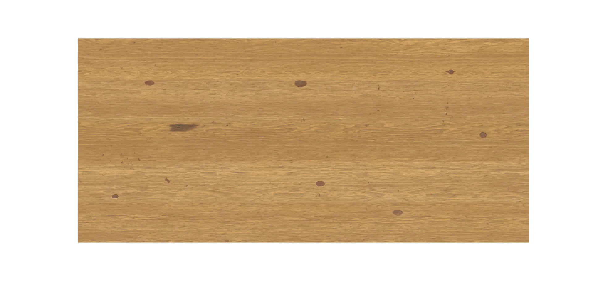 Esstisch 3100 - LB ca. 220x100 cm, ausziehbar,  Asteiche massiv, Geölt, Wange Rohstahl, Schwarz