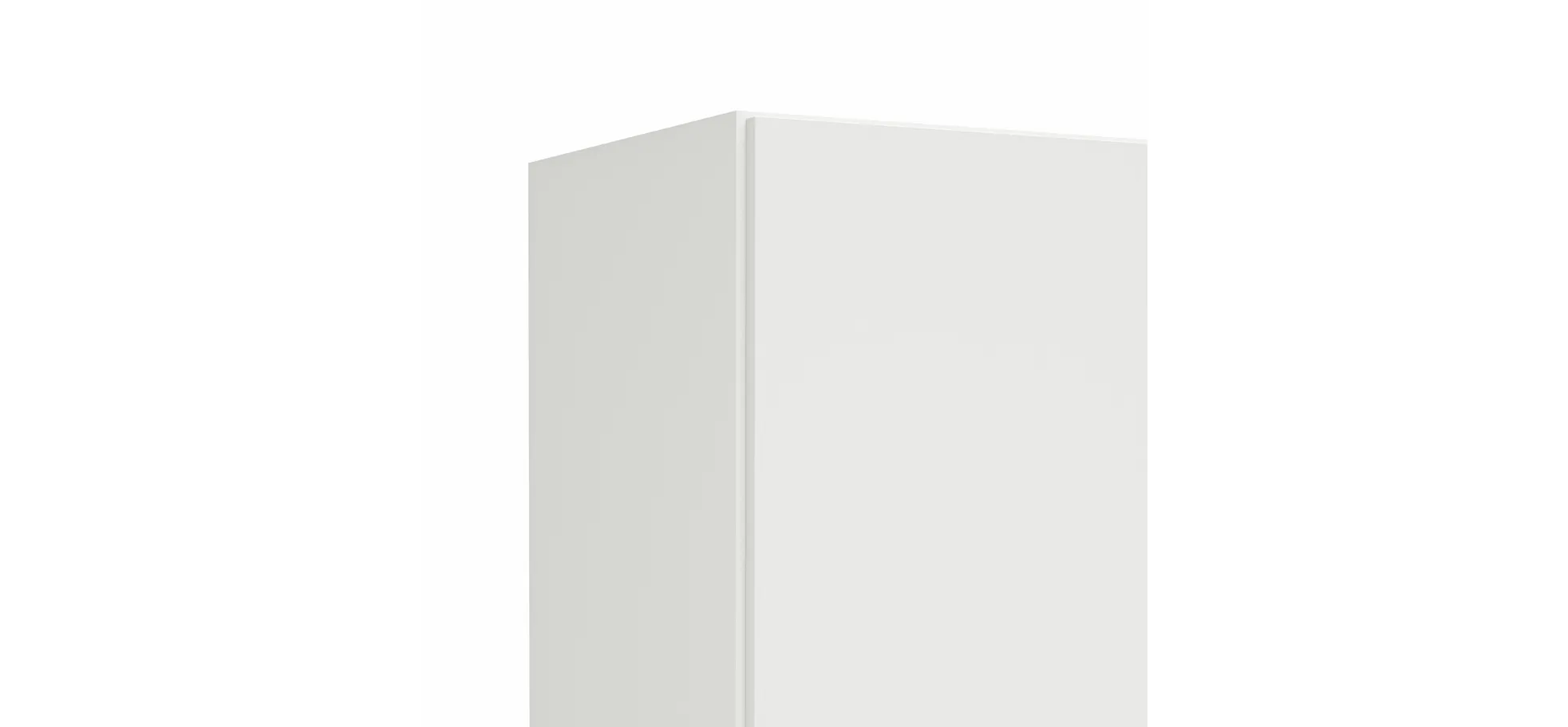 Drehtürenschrank Viana - B. ca. 200 cm, Lack, Weiß
