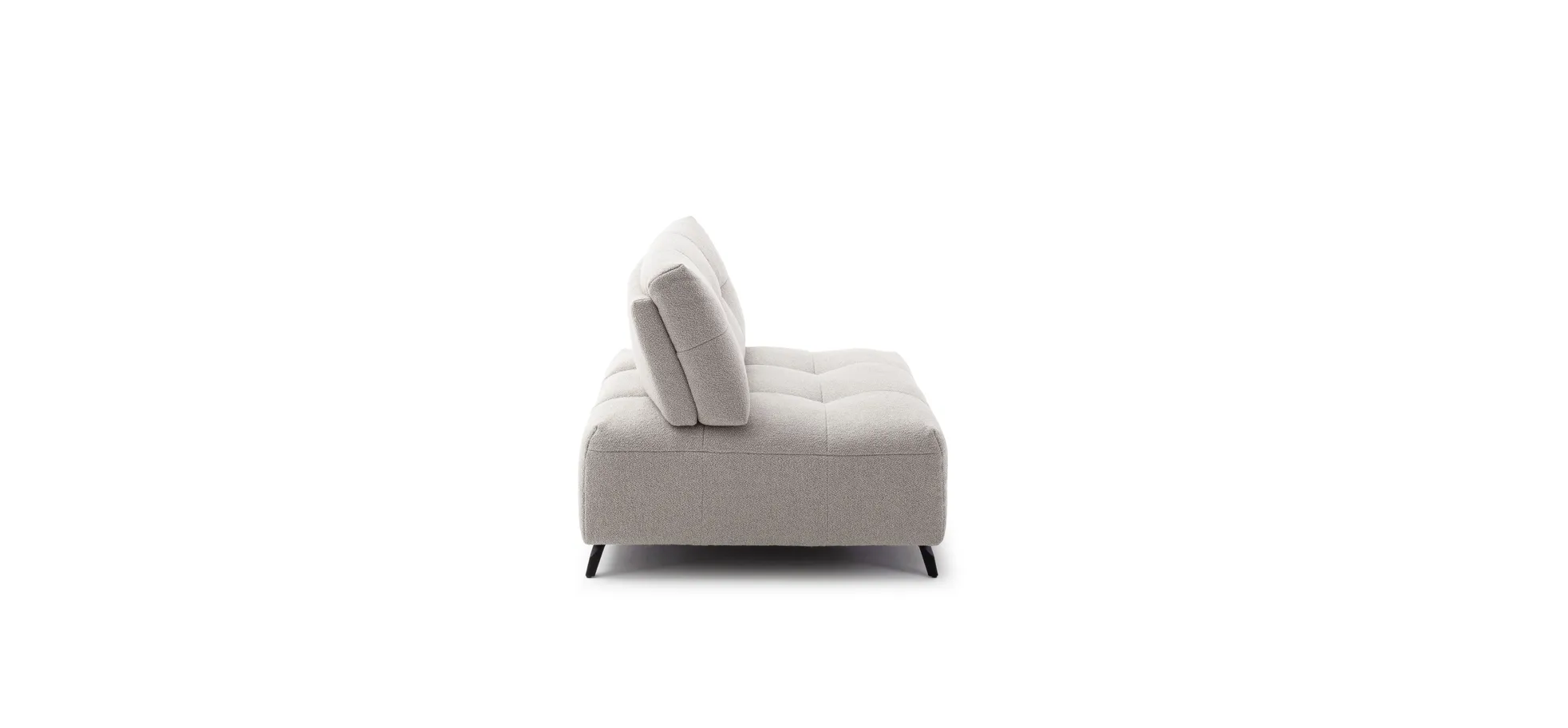 Sessel Comodo - 1-Sitzer, Stoff, Offwhite