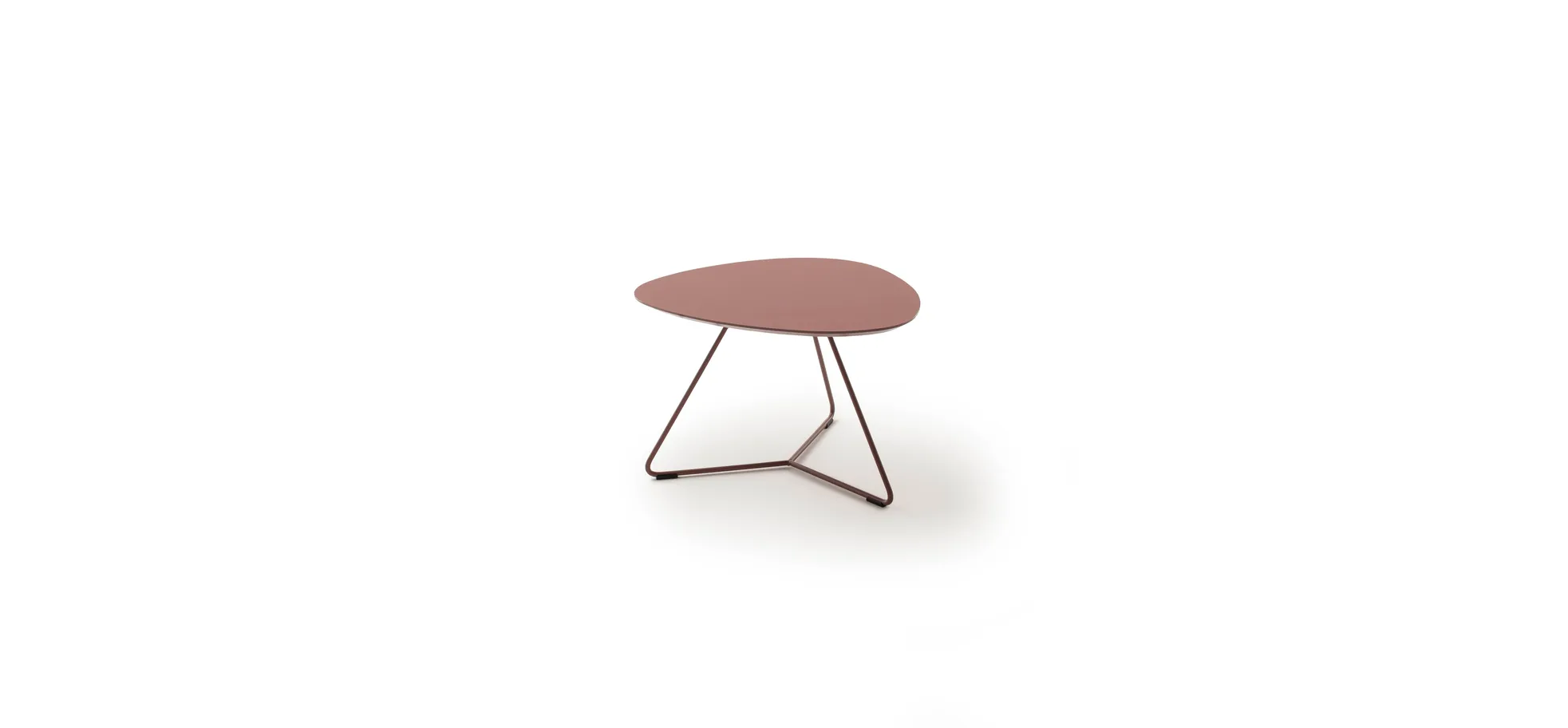 Couchtisch Fano - LBH ca. 67x60x43 cm, Fenix, Bordeaux 146530
